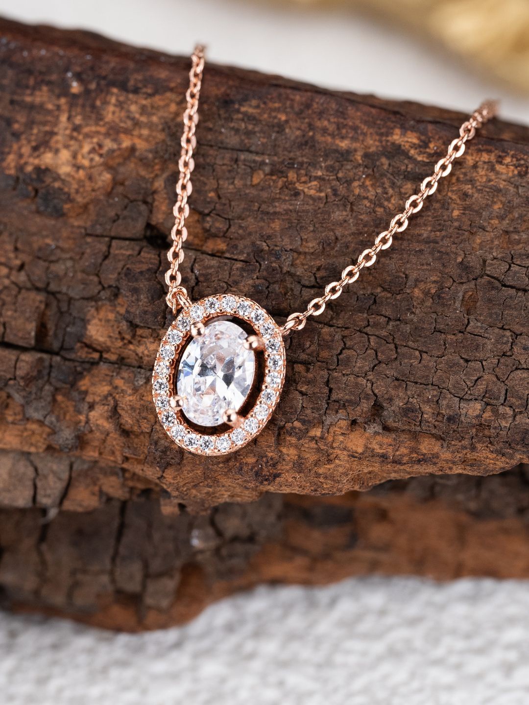 

MISS JO Rose Gold-Plated 92.5 Sterling Silver Necklace