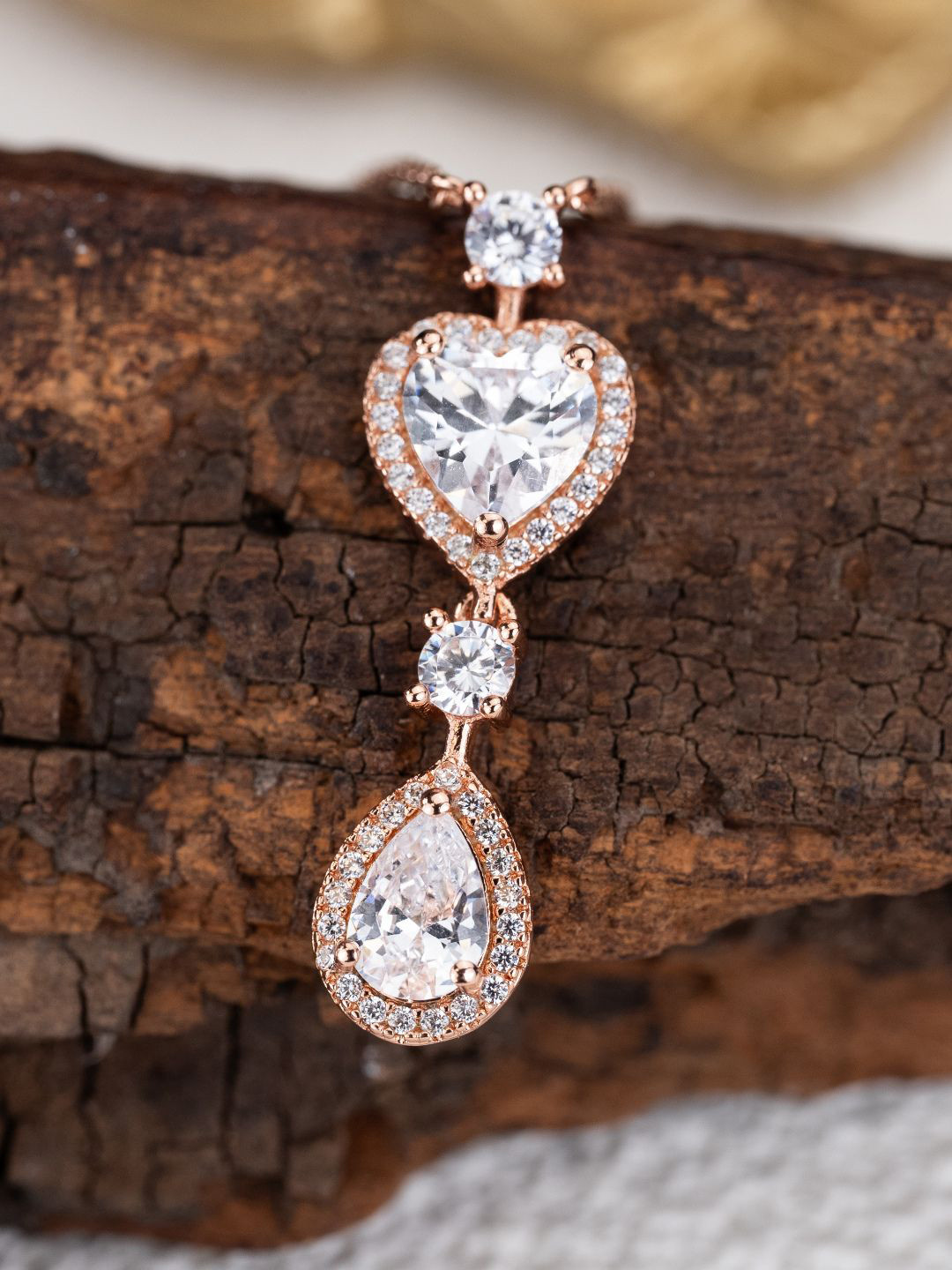 

MISS JO Rose Gold-Plated 92.5 Sterling Silver Necklace