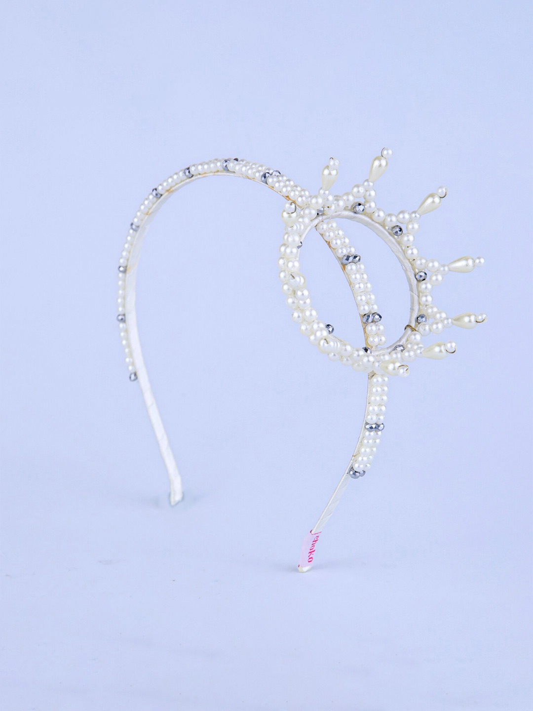 

Choko Girls Beaded Hairband, White