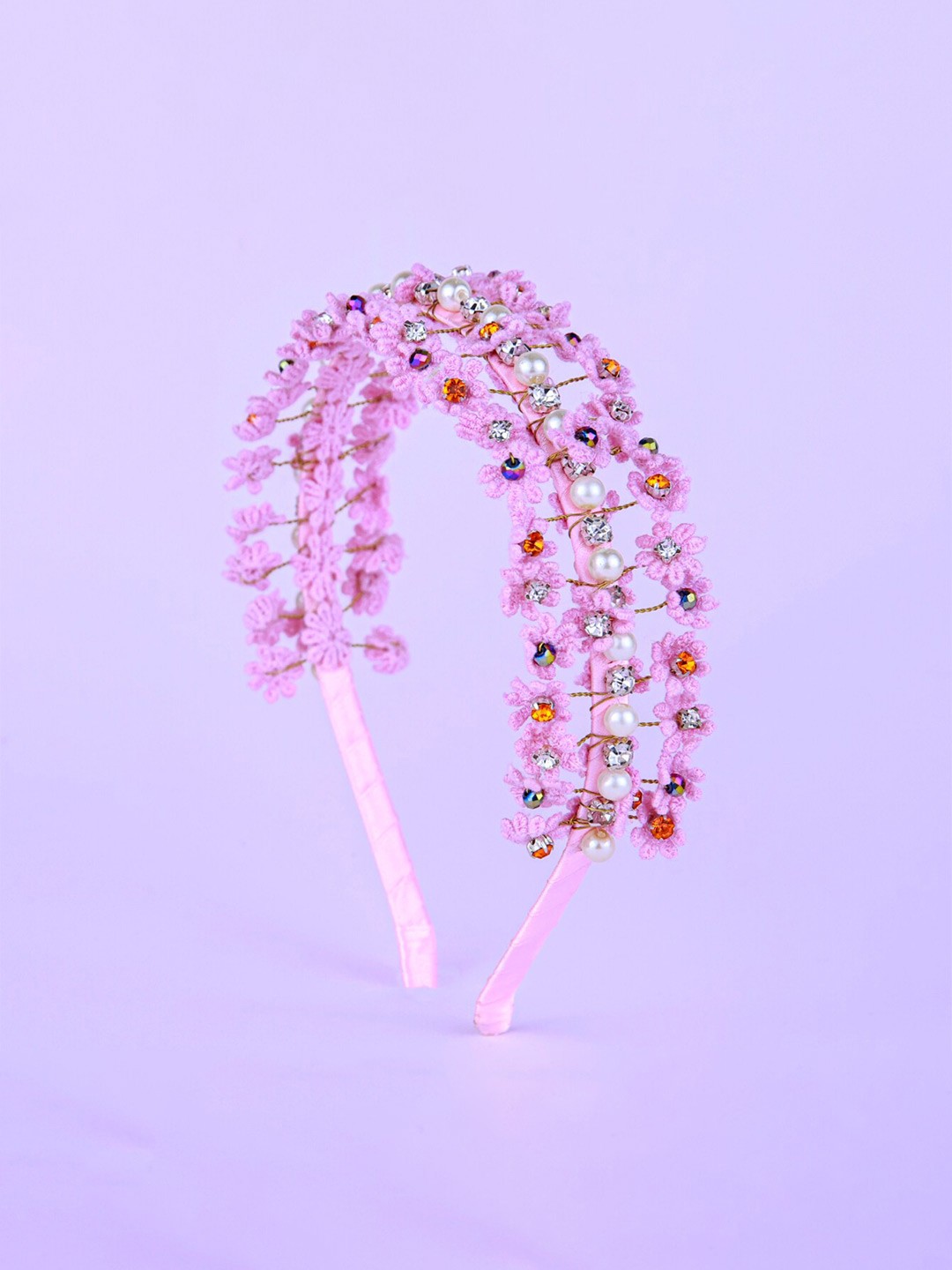 

Choko Girls Embellished Hairband, Pink