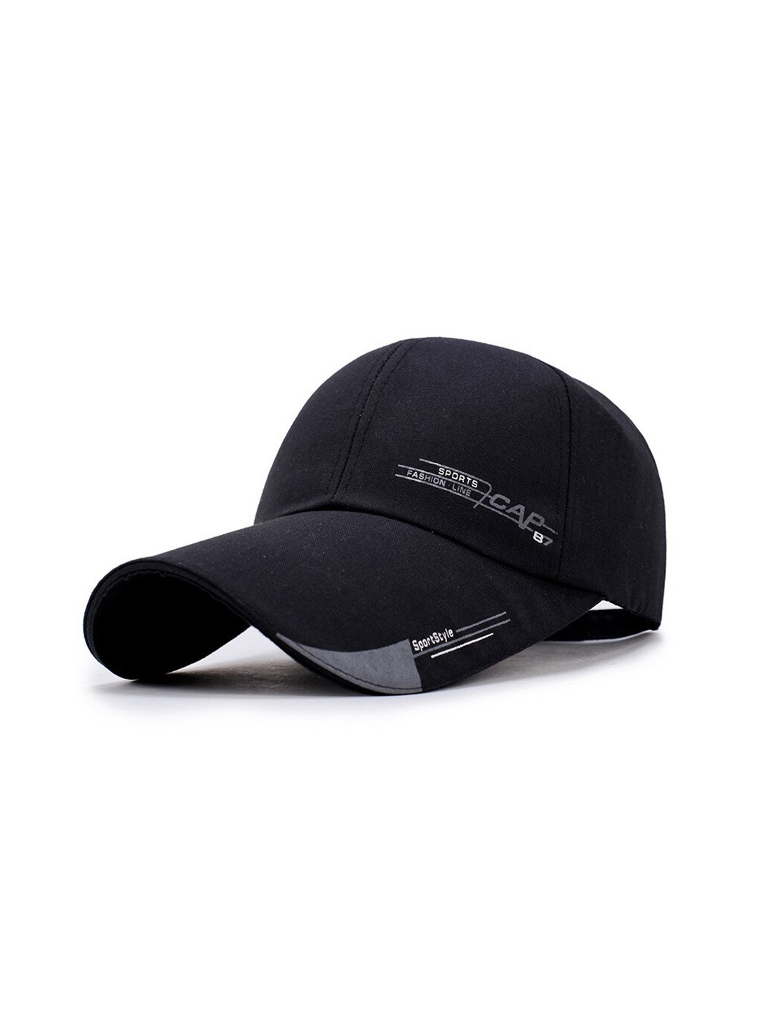 

Alexvyan Men Cotton Sunvisor UV Protection Breathable Sports Baseball Cap, Black