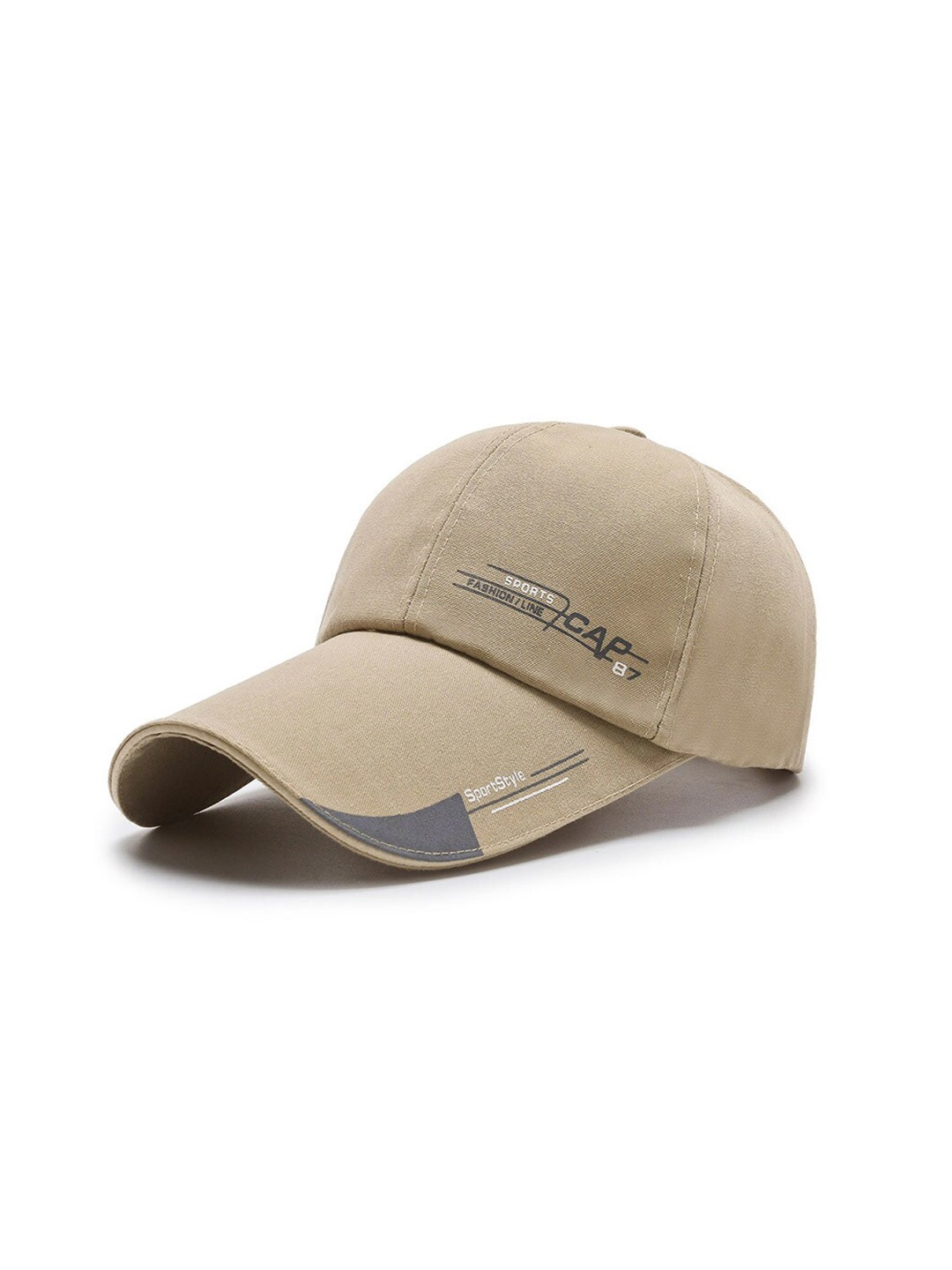 

Alexvyan Men Cotton Sunvisor UV Protection Breathable Sports Baseball Cap, Beige