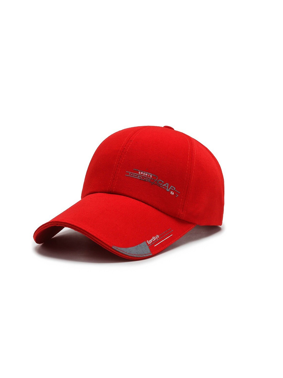 

Alexvyan Men Cotton Sunvisor UV Protection Breathable Sports Baseball Cap, Red