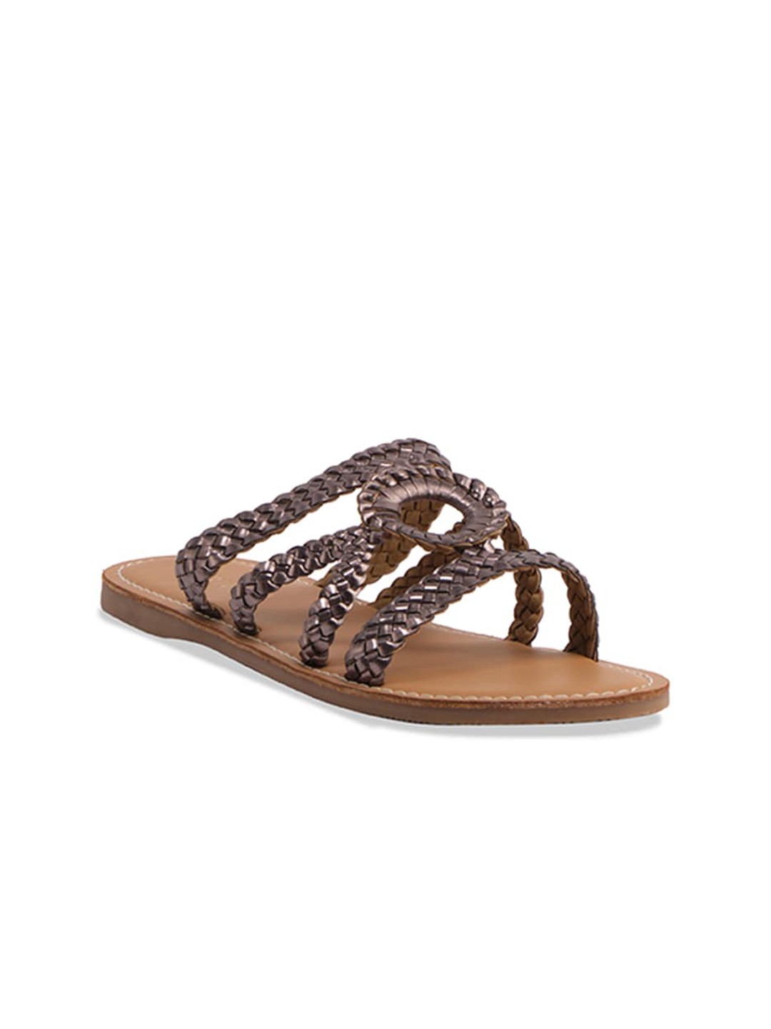

ERIDANI Estrella Woven Flats, Grey