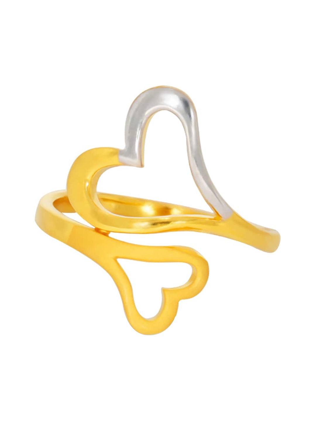 

BHIMA 22K Hallmark 916 Purity Yellow Gold Infinity Stone Ring Stud