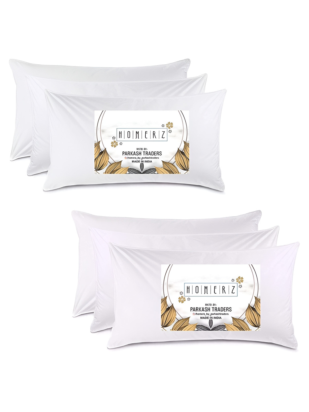 

Homerz White 3 Pcs Lightweight Sleep Pillows