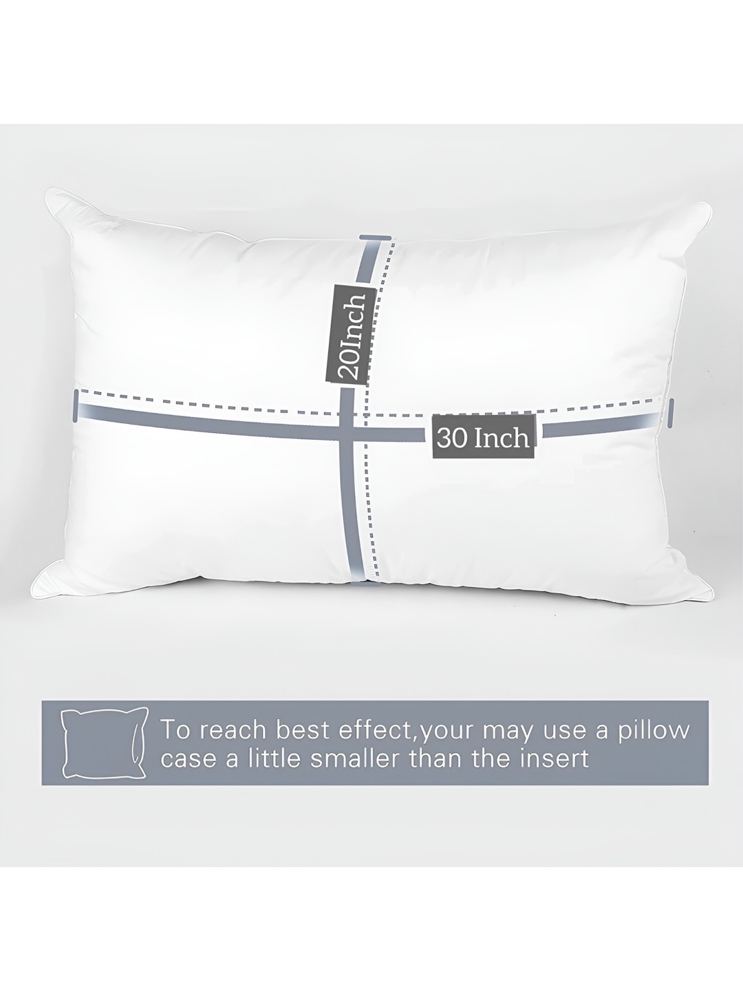 

Homerz White 2 Pcs Lightweight Sleep Pillows