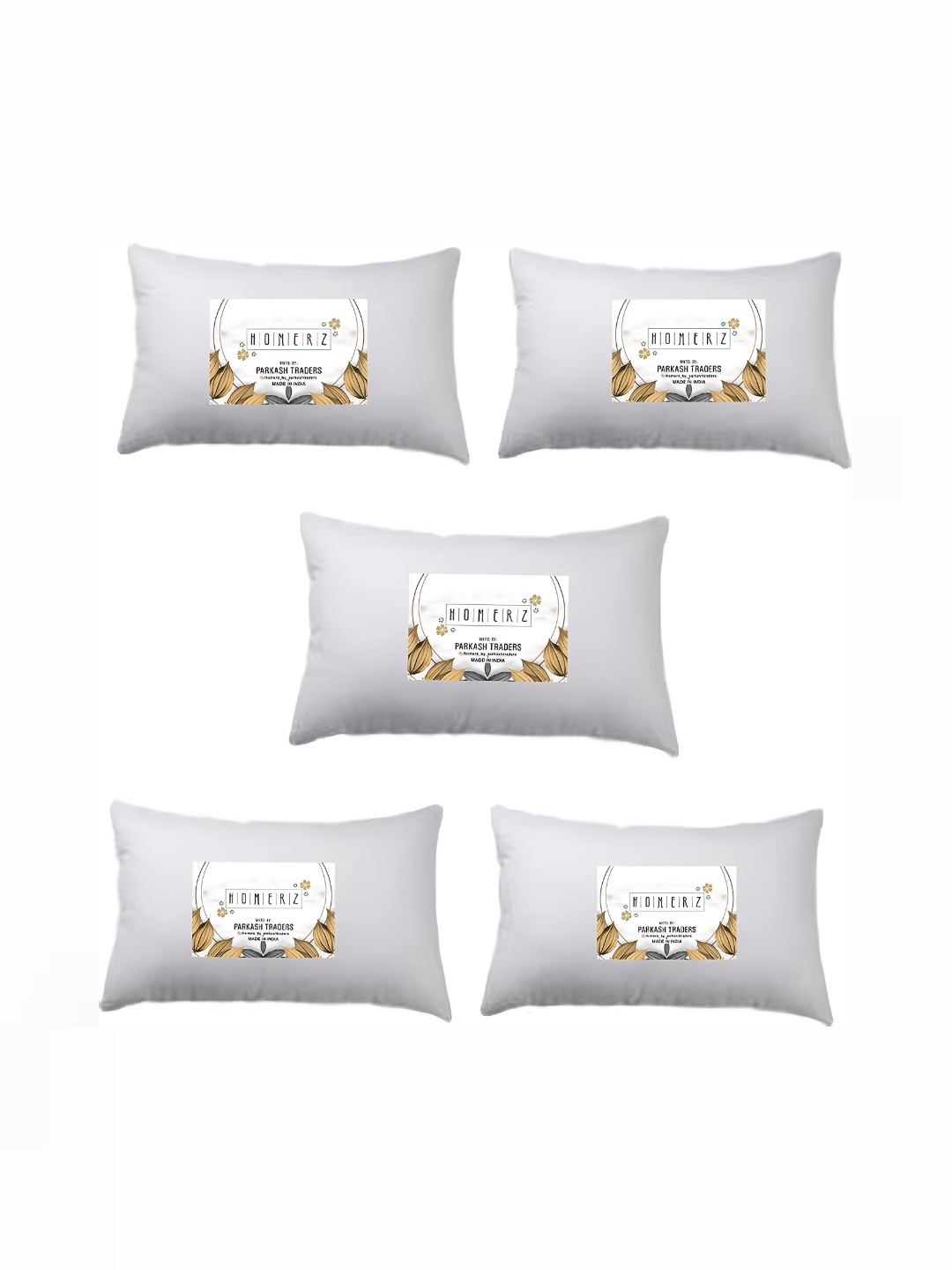 

Homerz White 5 Pcs Lightweight Sleep Pillows