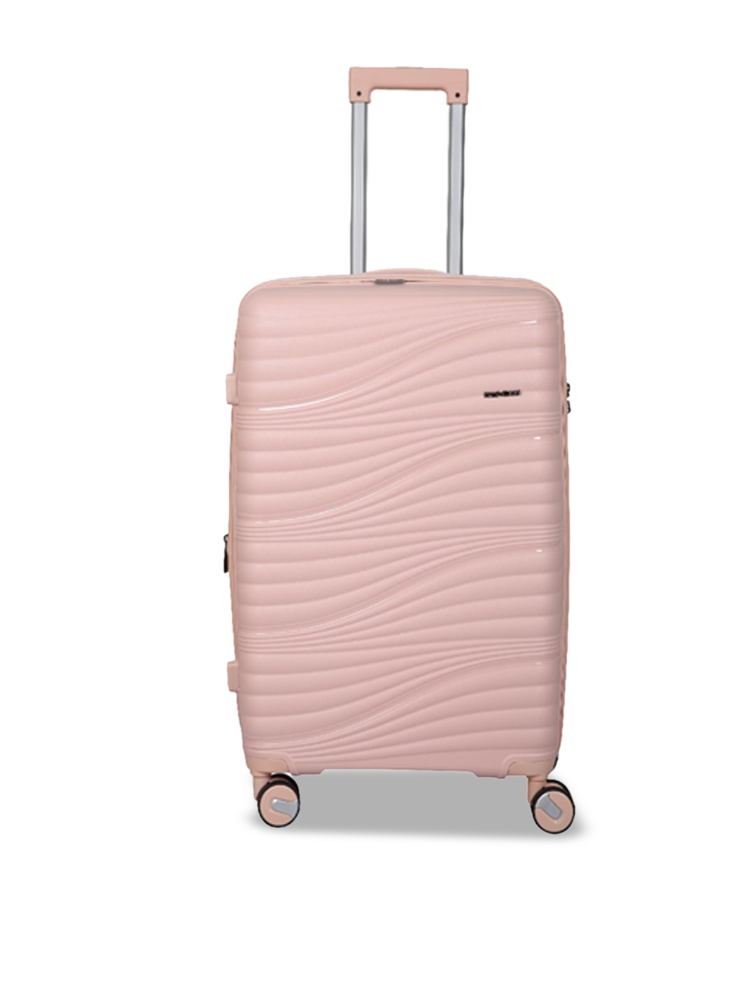 

Polo Class Textured Hard-Sided Trolley Suitcase, Pink