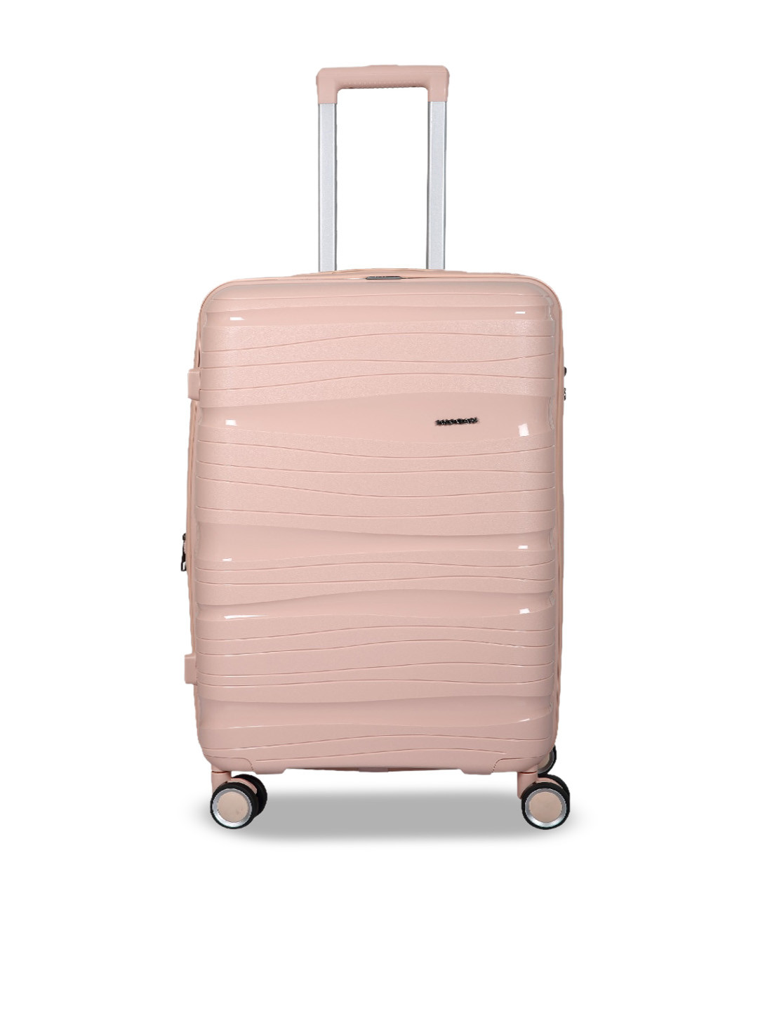 

Polo Class Textured Hard-sided Large Trolley Suitcase, Pink