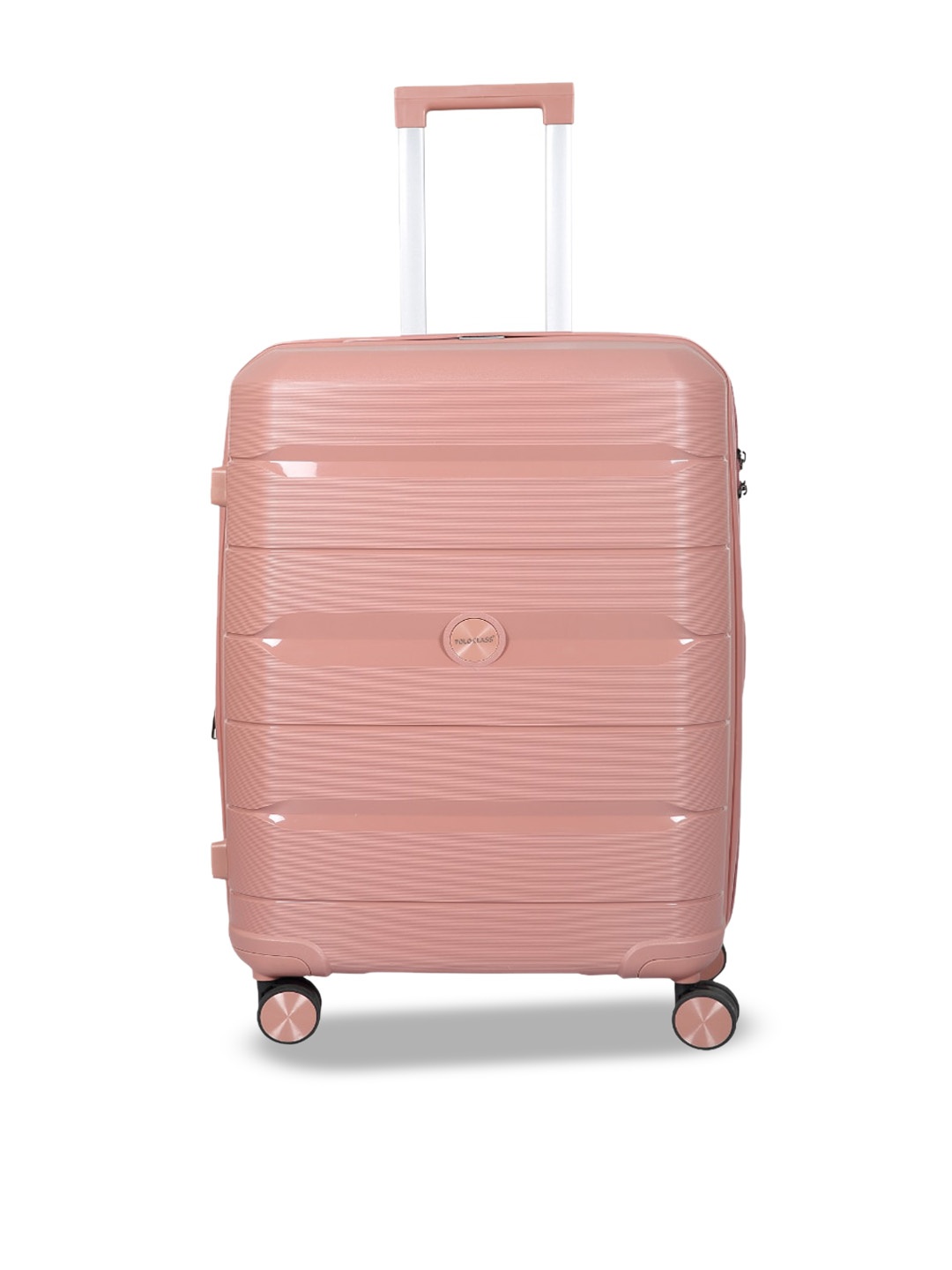 

Polo Class Textured Hard-sided Cabin Trolley Bag - 20 Inch, Pink