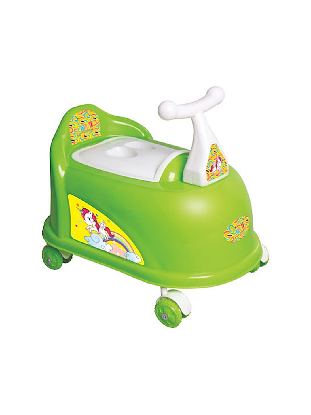 

MUREN Kids Green-Ride On Car Shape Design Potty Training Seat