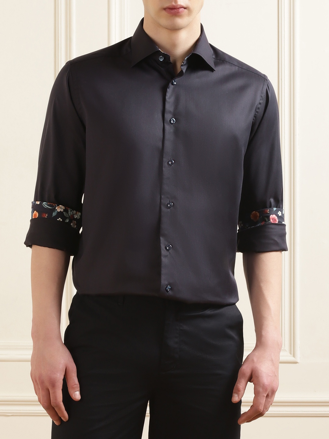 

Eton Men Opaque Casual Shirt, Navy blue