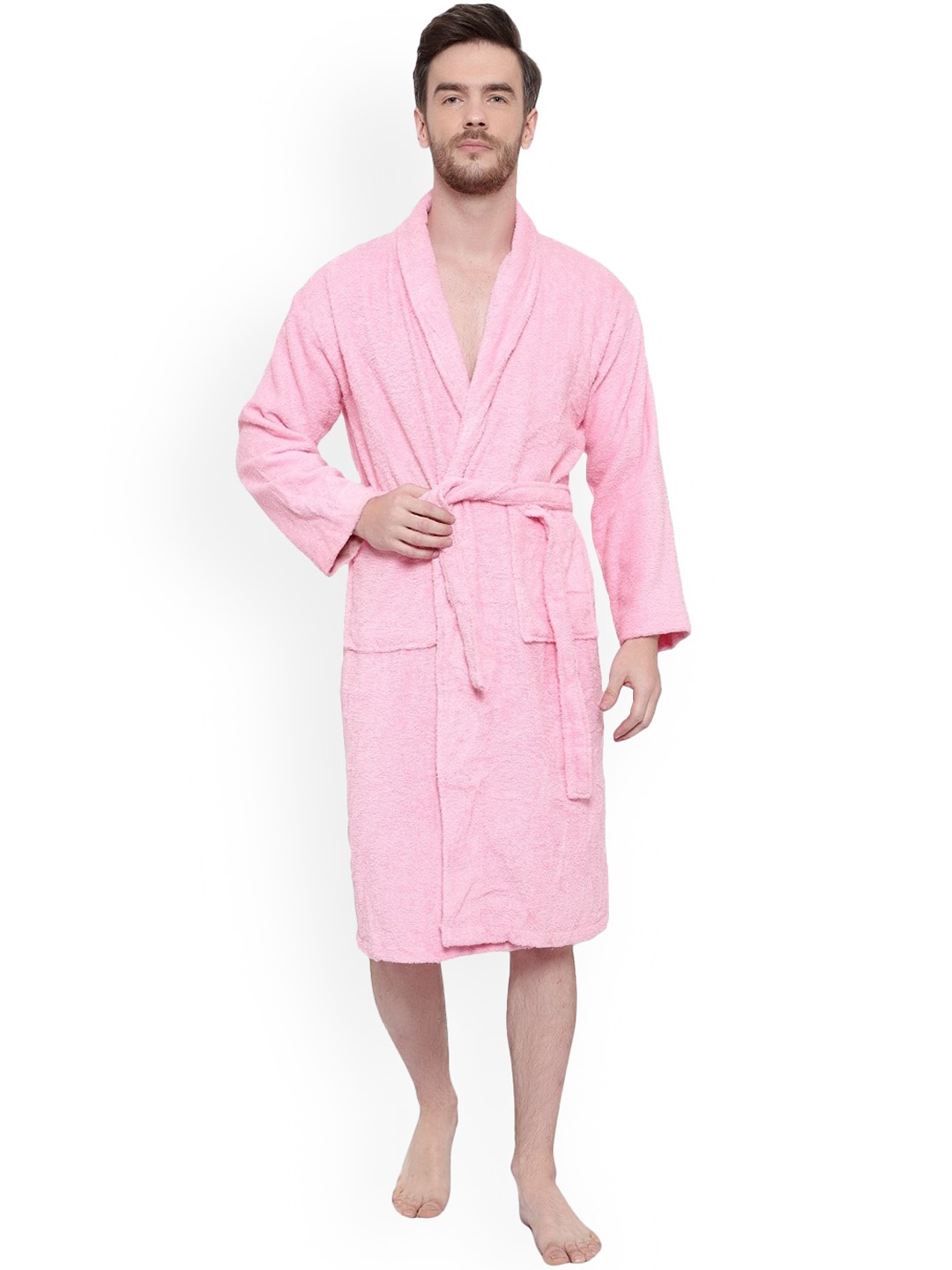 

cotton trendy Pure Cotton Bath Robe, Pink