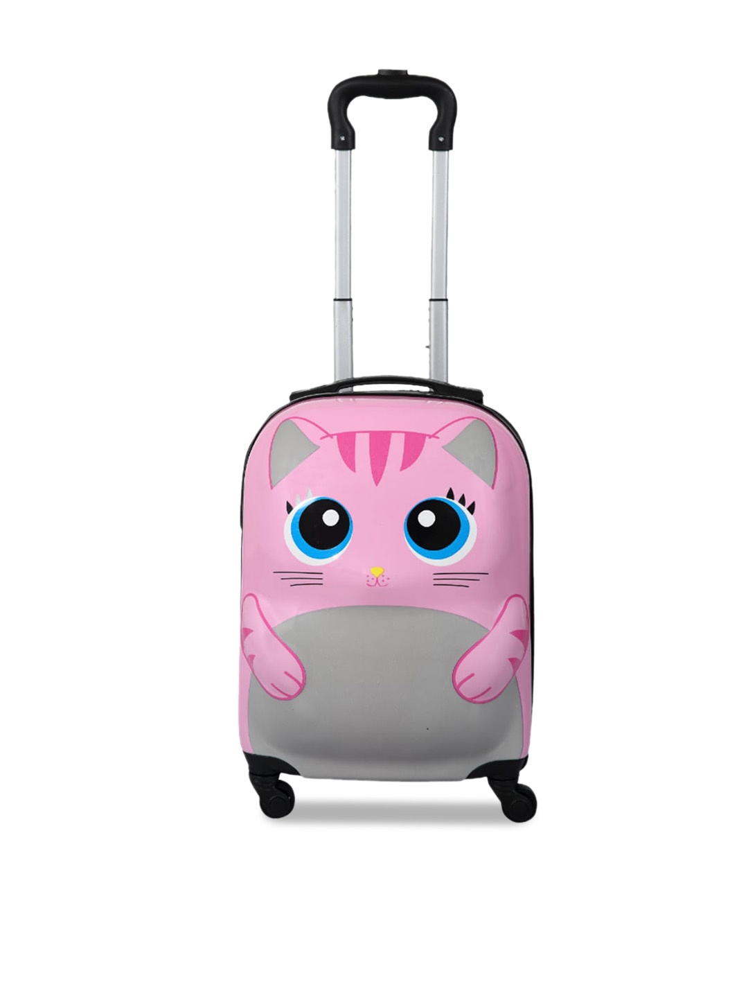 

Polo Class Kids Cute kitty Hard Sided Medium Trolley Bag, Pink