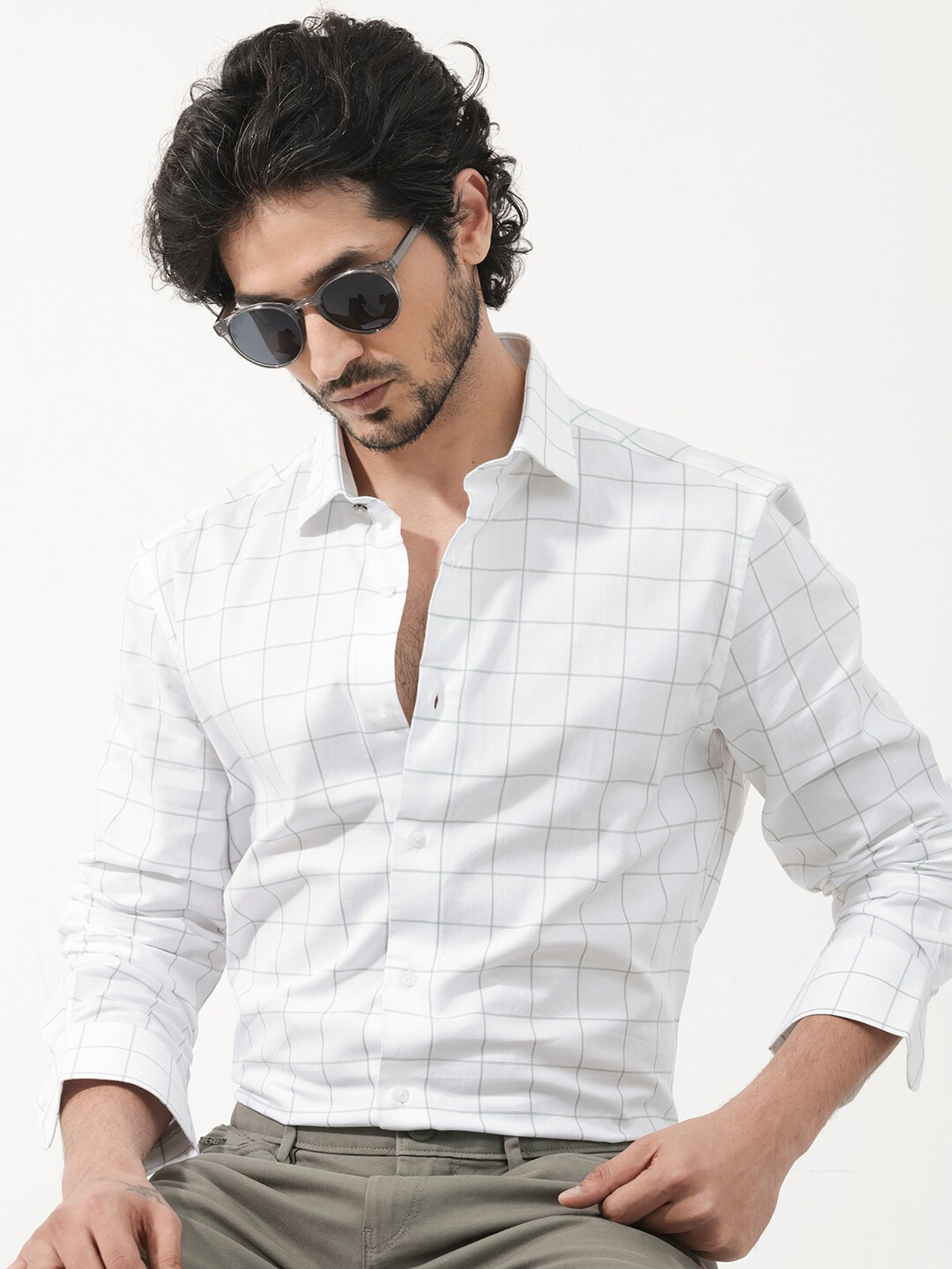 

RARE RABBIT Men Maximm Regular Fit Shirt, White