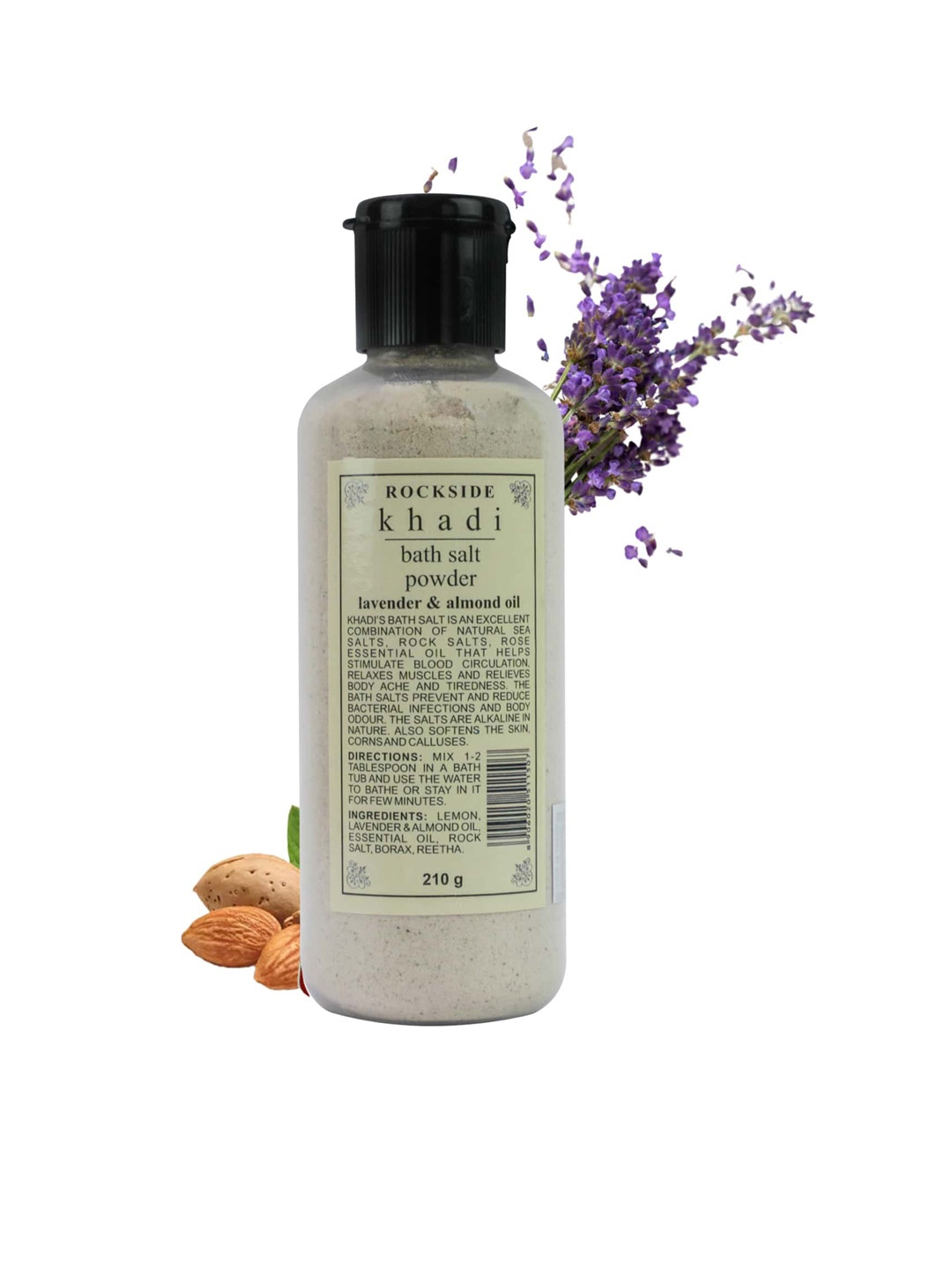 

ROCKSIDE KHADI Set Of 2 Bath Salt Powder - 210g Each, Brown