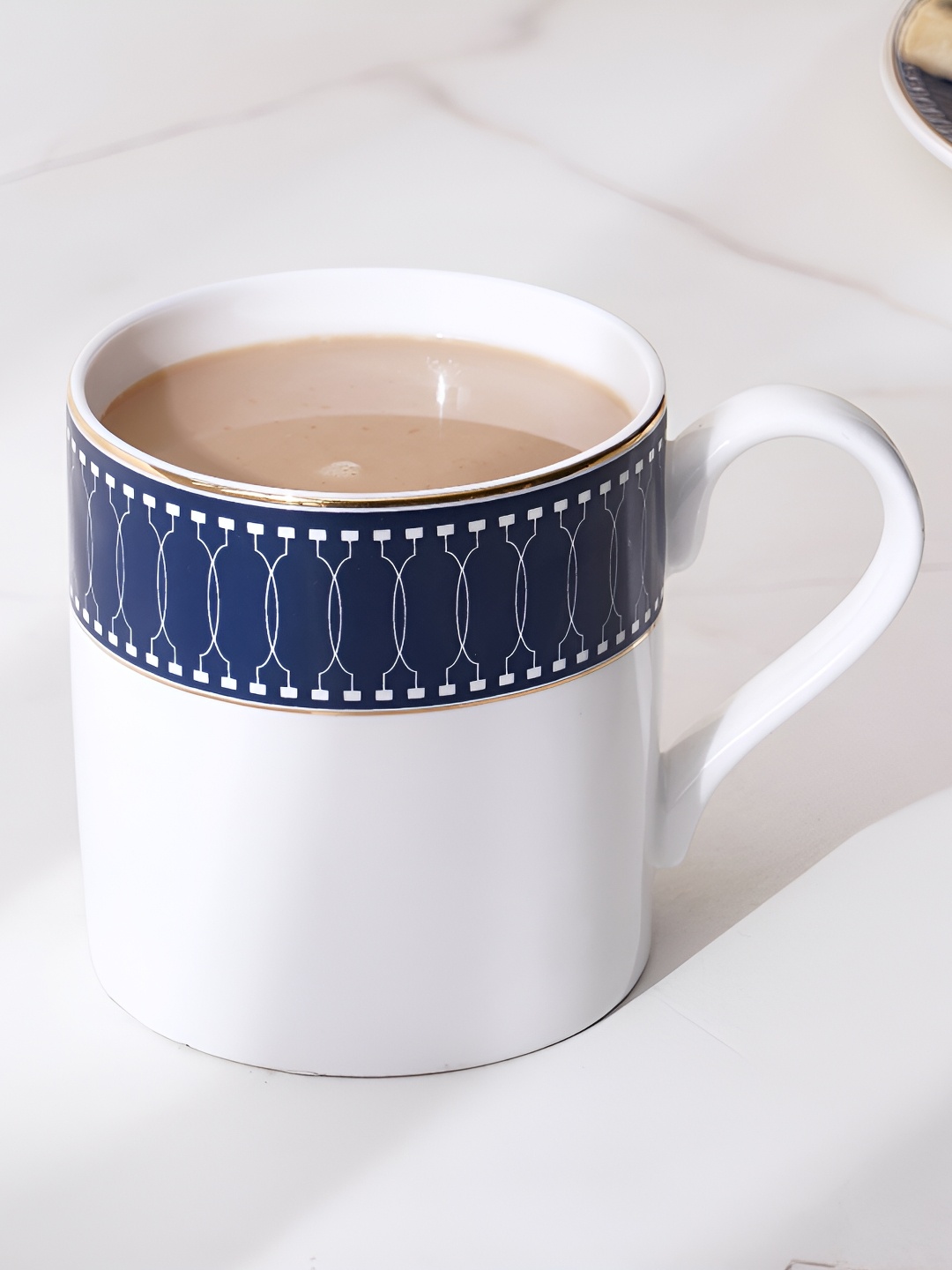 

Home Centre Blue & White Printed Altius Winter Sky Matte Mug