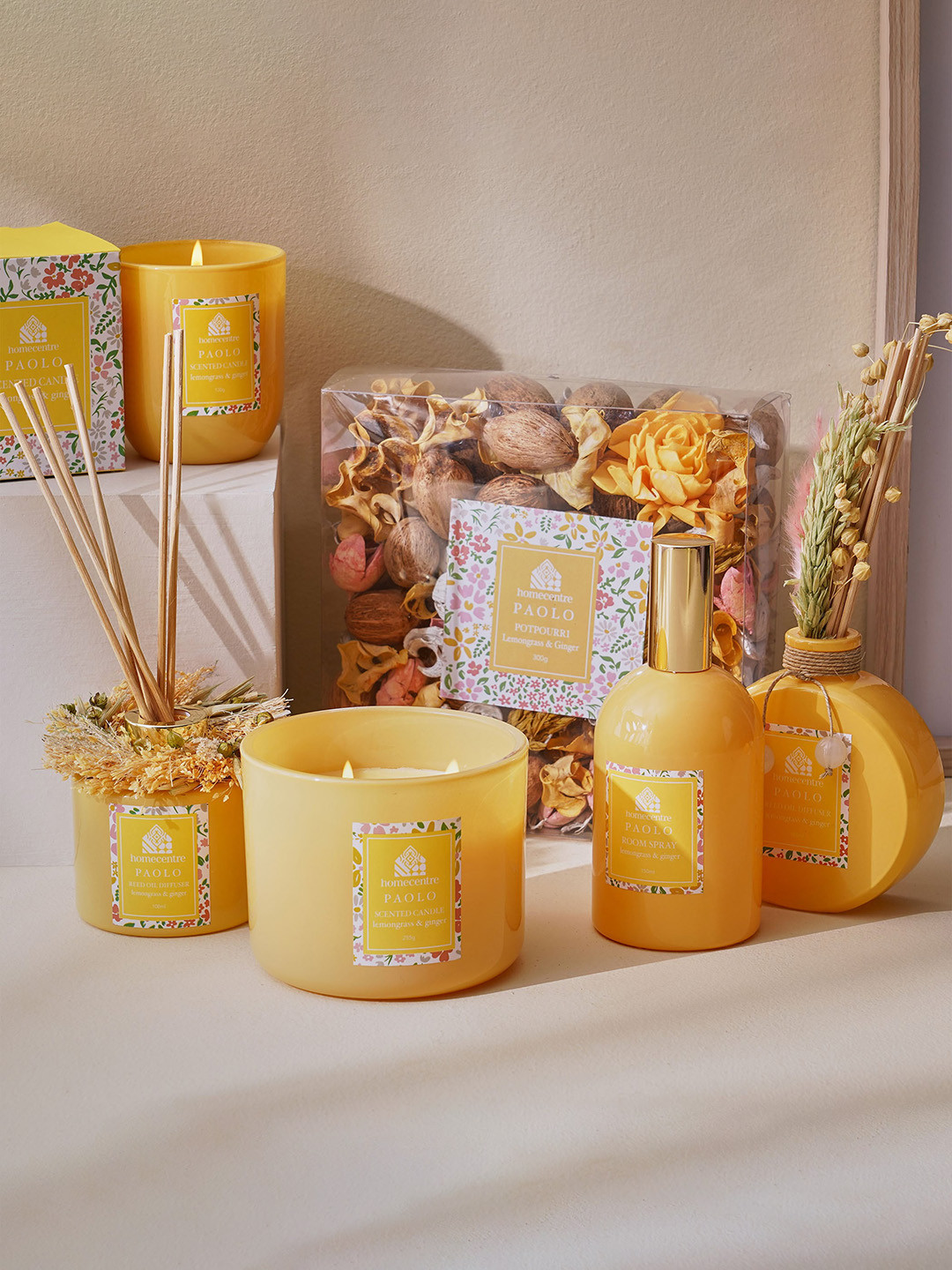 

Home Centre Yellow Paolo Lemongrass & Ginger Reed Diffuser