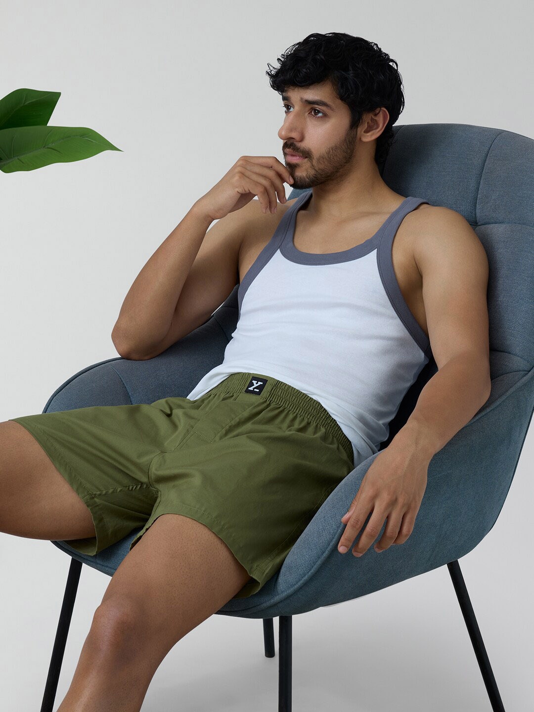 

XYXX Pace Mid-Rise Cotton Boxer XYBOX103, Green