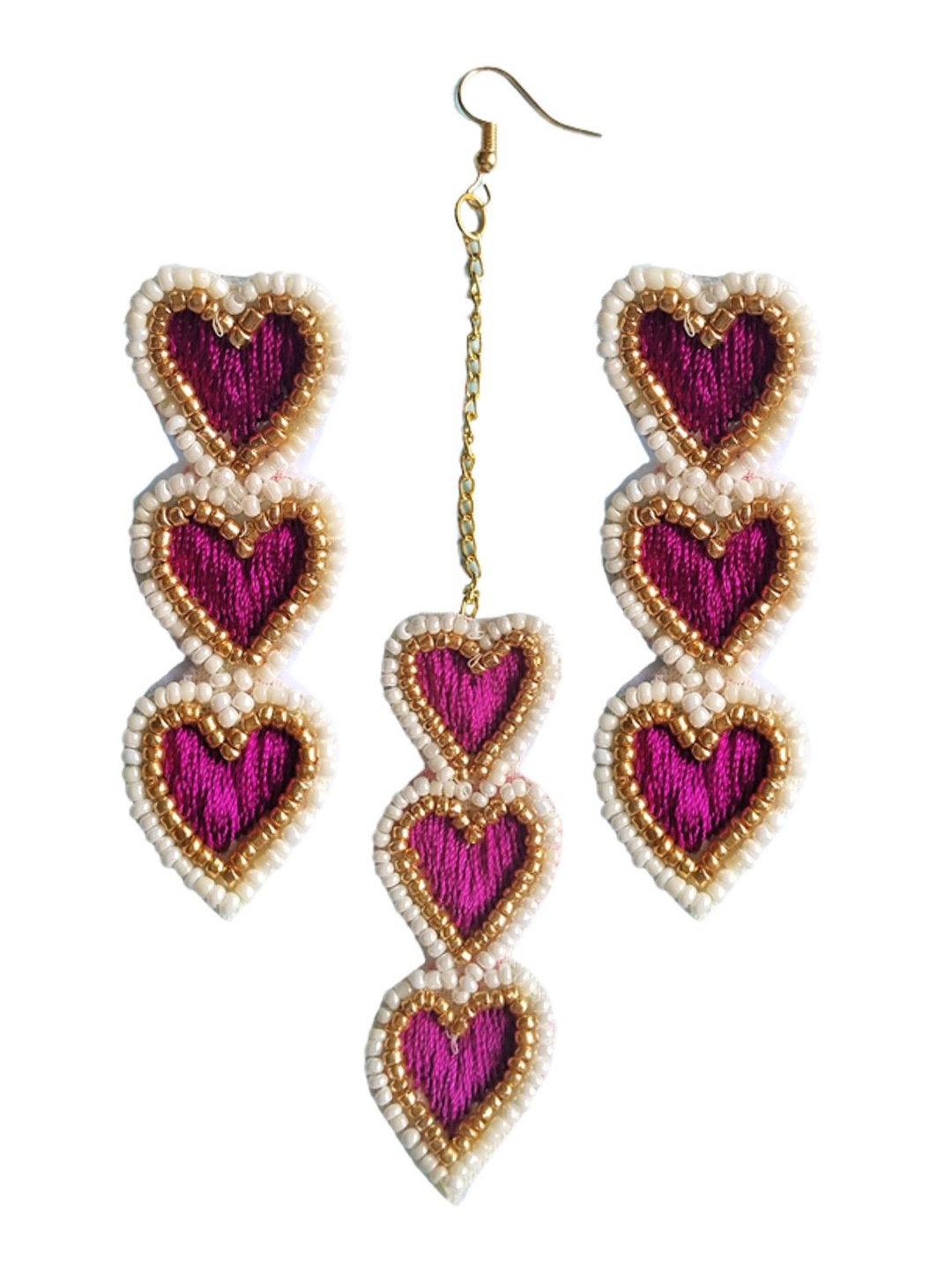 

Anouk Gold-Plated Pearls-Beaded Handmade Jewellery Set