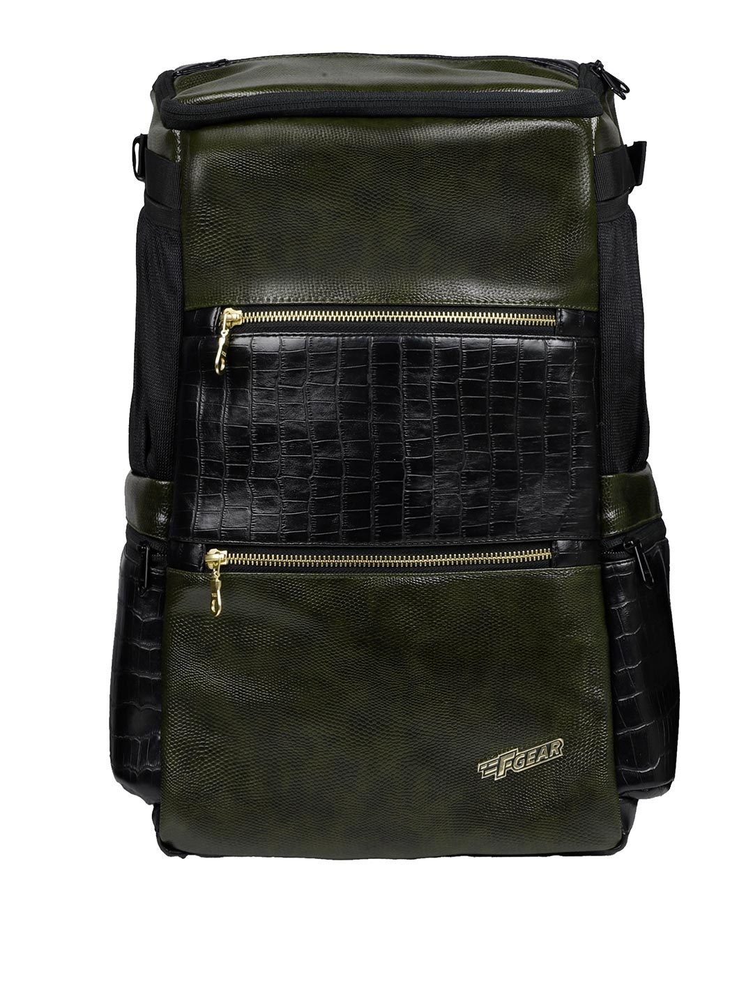

F Gear Unisex Backpack with Compression Straps, Green