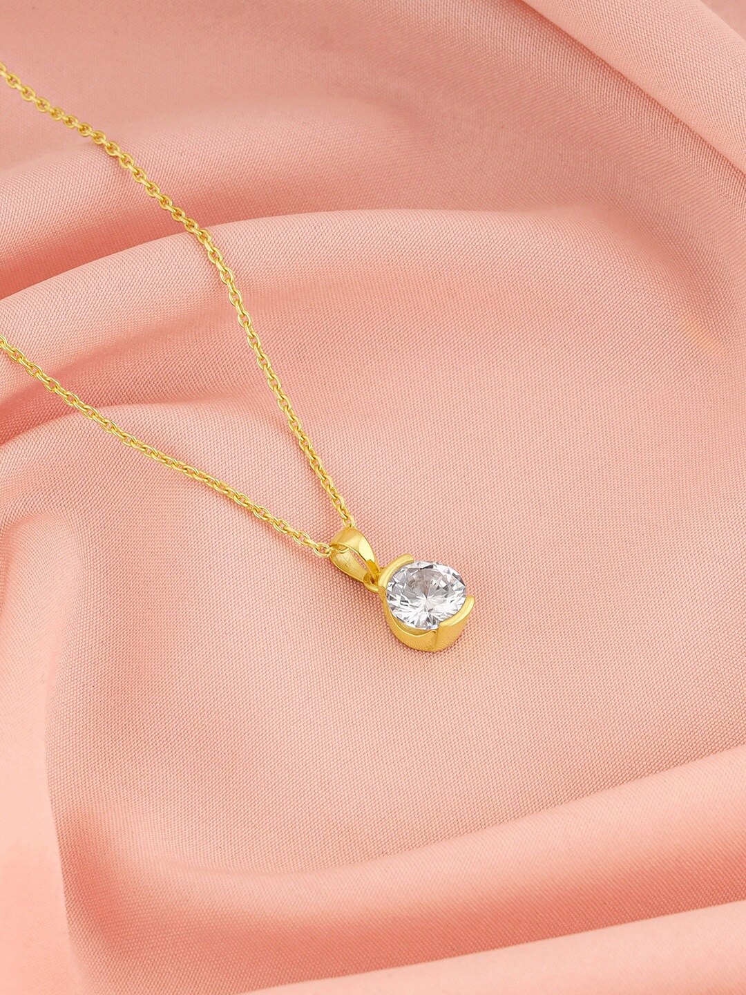 

GIVA Gold-Plated 925 Sterling Silver Contemporary Pendants with Chains