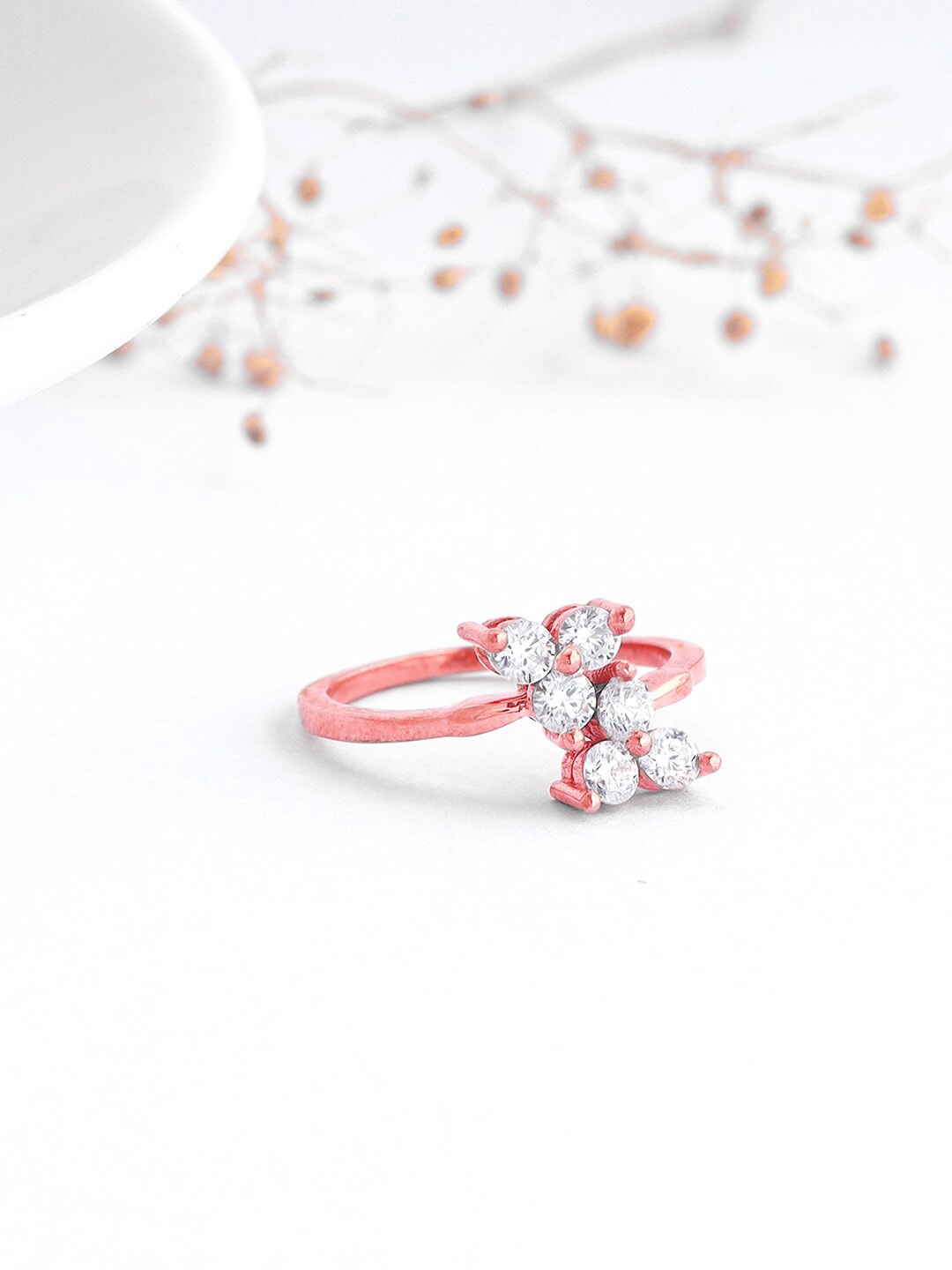 

GIVA 925 Sterling Silver Rose Gold-Plated Ring