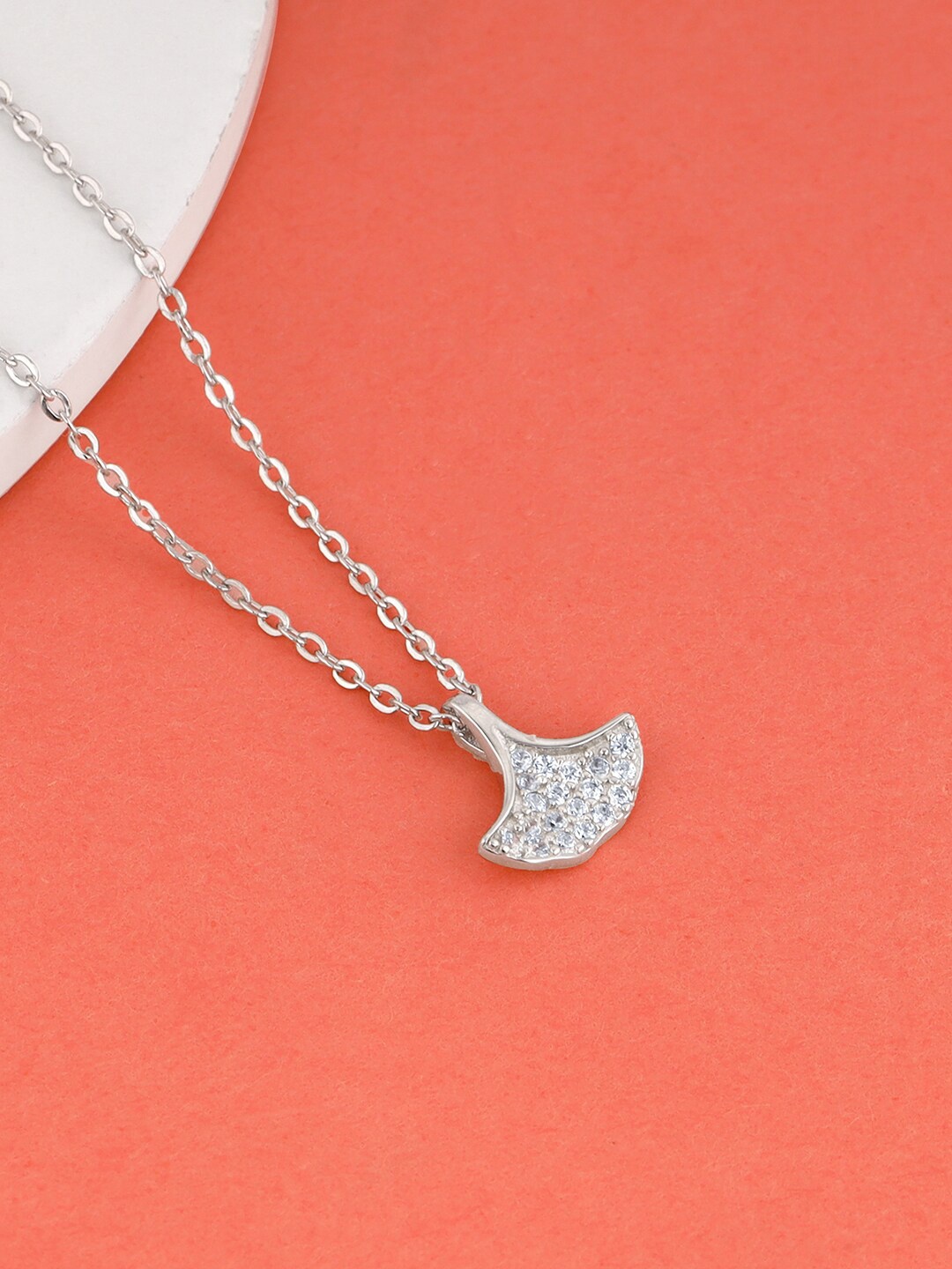 

GIVA Rhodium-Plated 925 Sterling Silver Contemporary Pendants with Chains