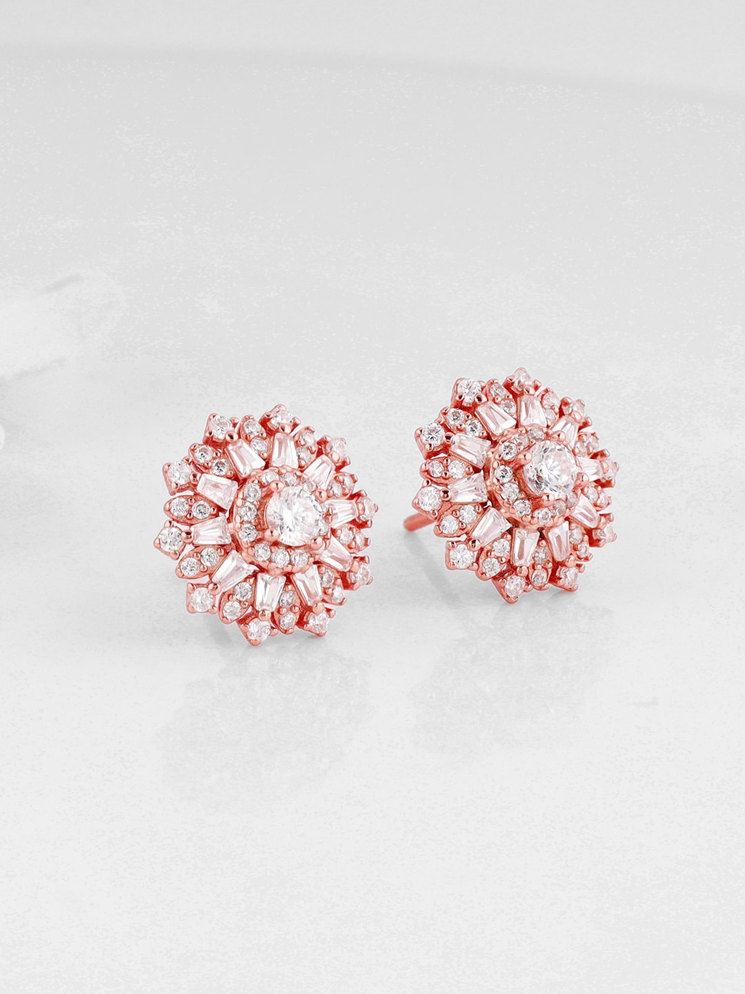 

GIVA Rose Gold-Plated 925 Sterling Silver Contemporary Studs Earrings