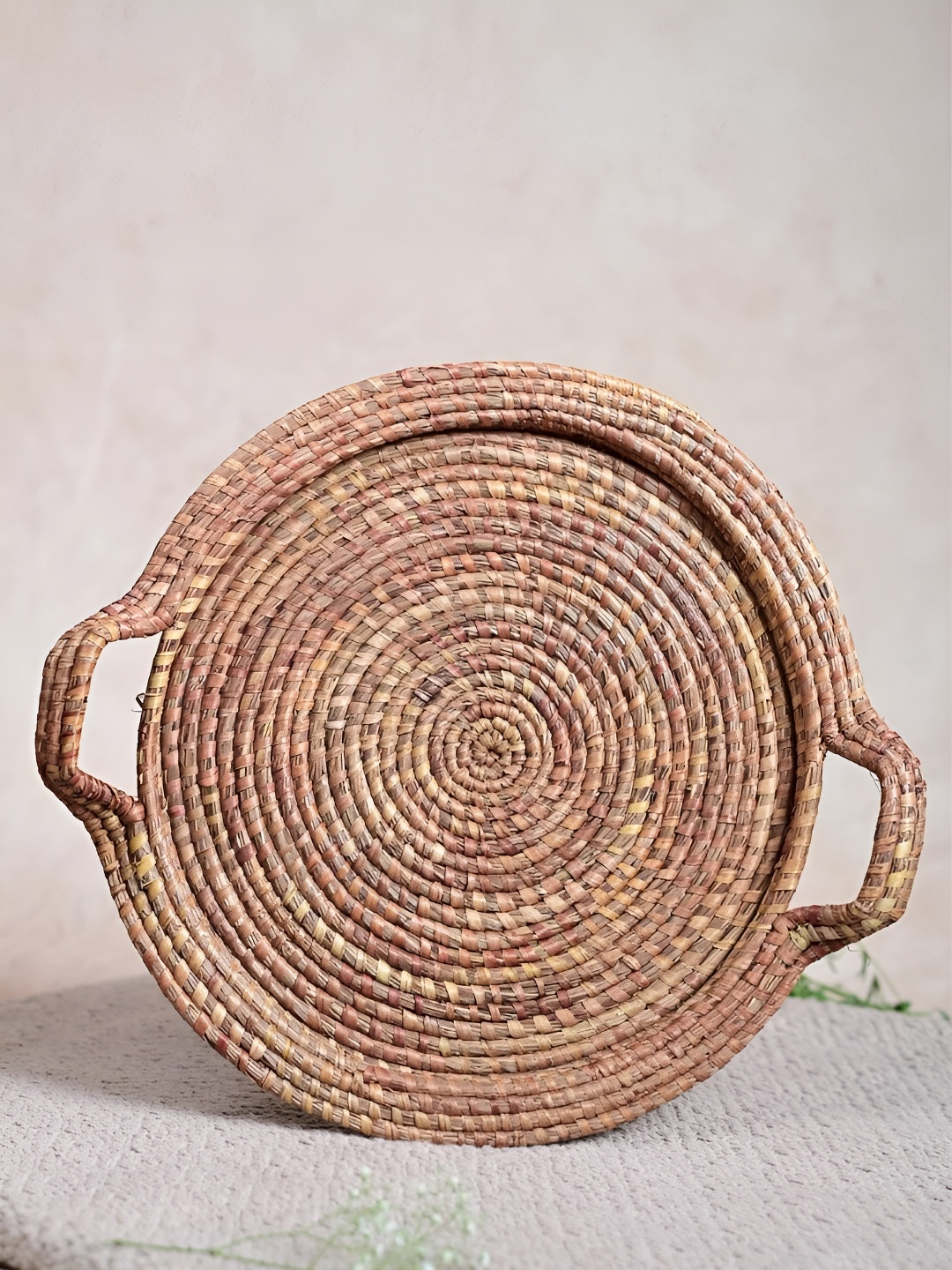 

KADAM HAAT Brown Wooden Dishwasher Safe Tray