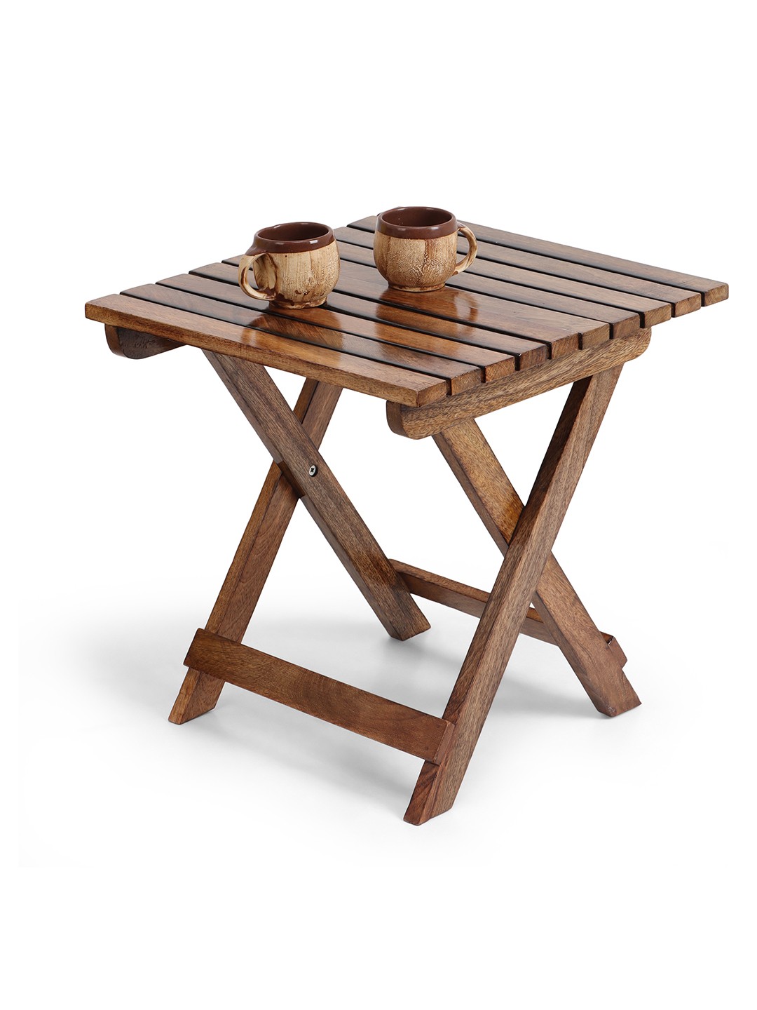 

Amaze Shoppee Brown Wooden Foldable Coffee Table