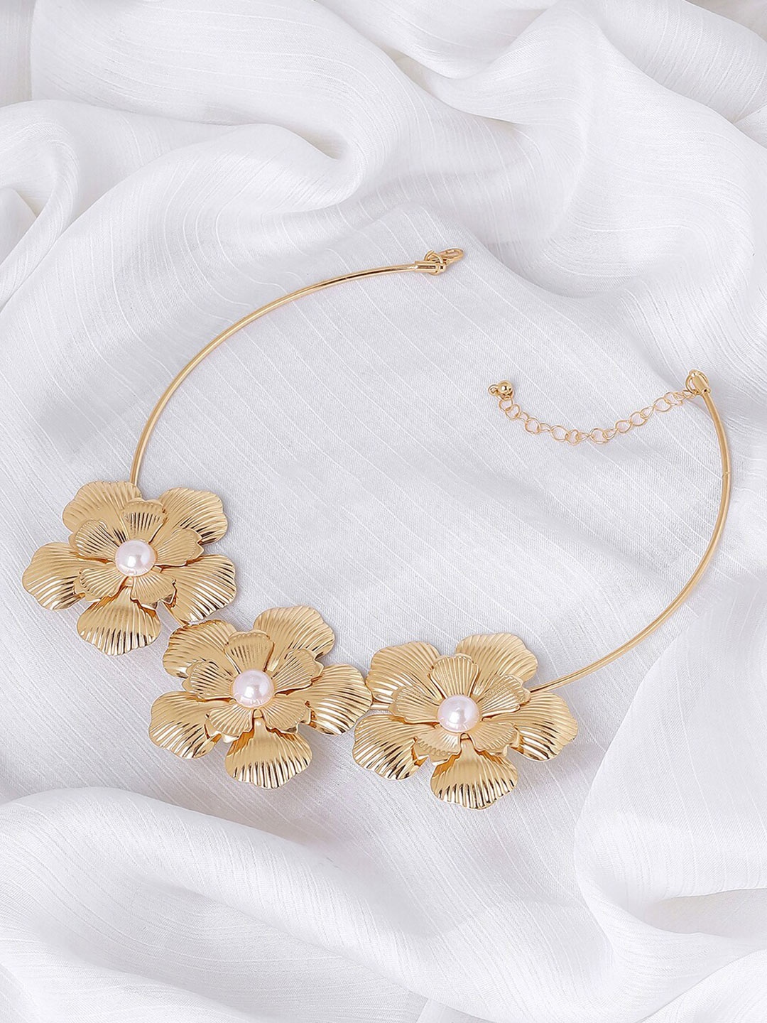 

JOKER & WITCH Gold-Plated Floral Necklace