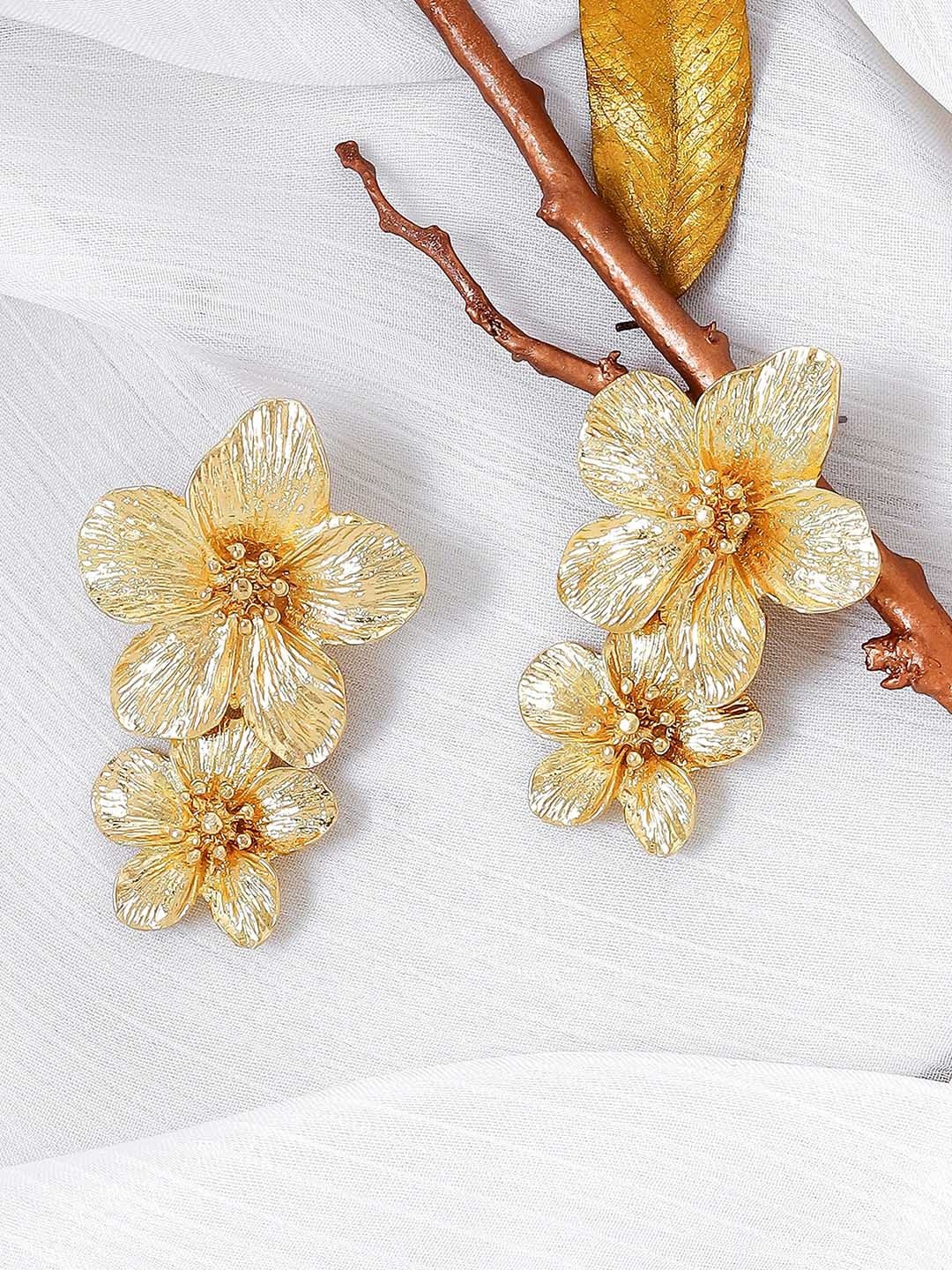 

JOKER & WITCH Gold-Plated Contemporary Drop Earrings
