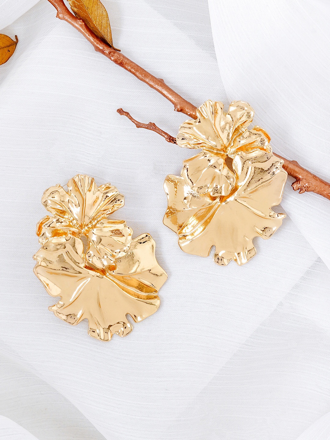 

JOKER & WITCH Gold-Plated Contemporary Drop Earrings