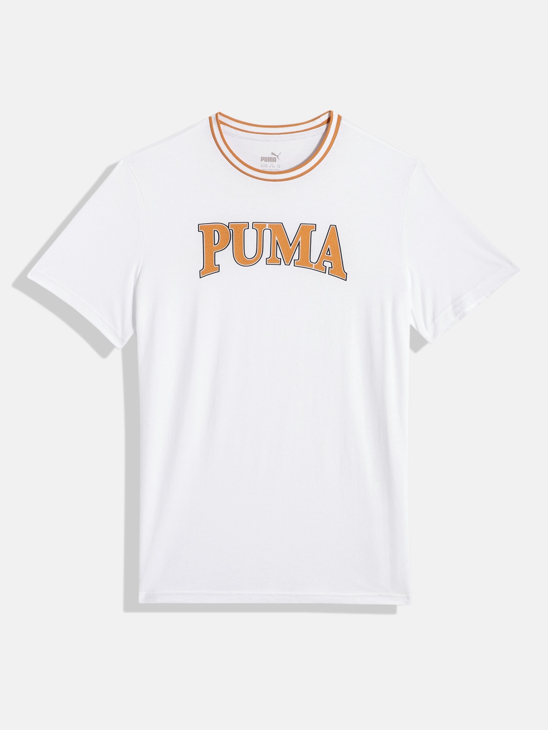 

Puma Boys Squad Youth Brand Logo Print Pure Cotton T-shirt, White