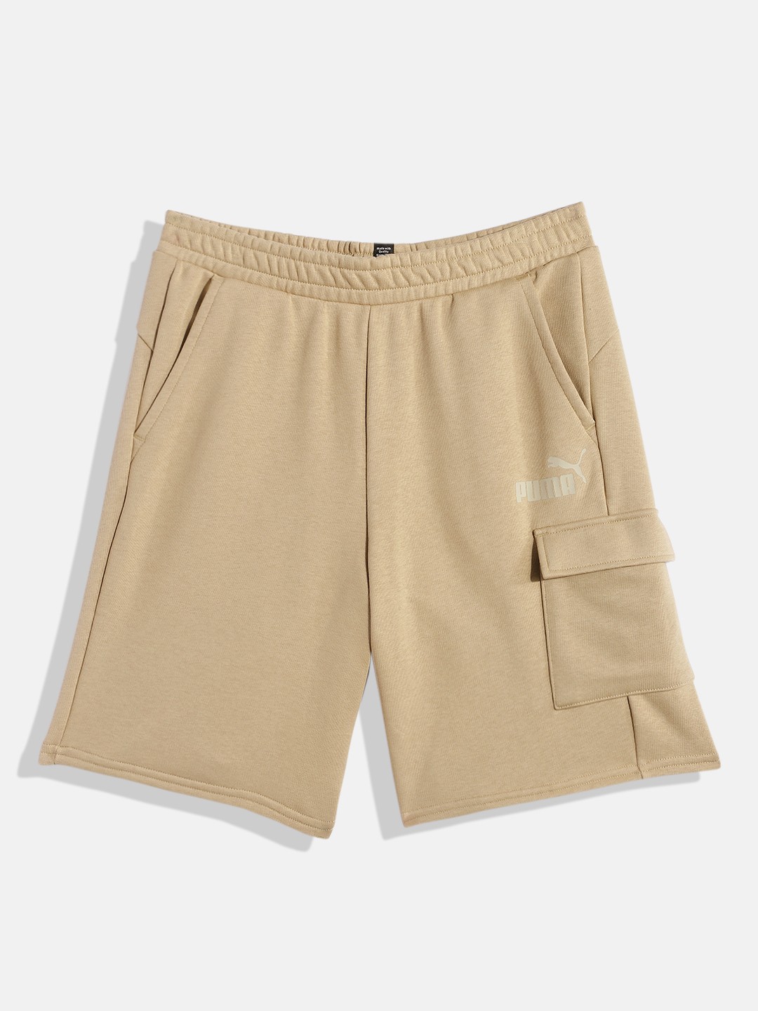 

Puma Boys Solid Cargo Shorts, Beige