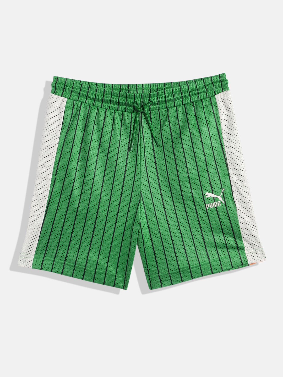 

Puma Boys Relaxed Fit For the Fanbase Basketball Shorts, Green