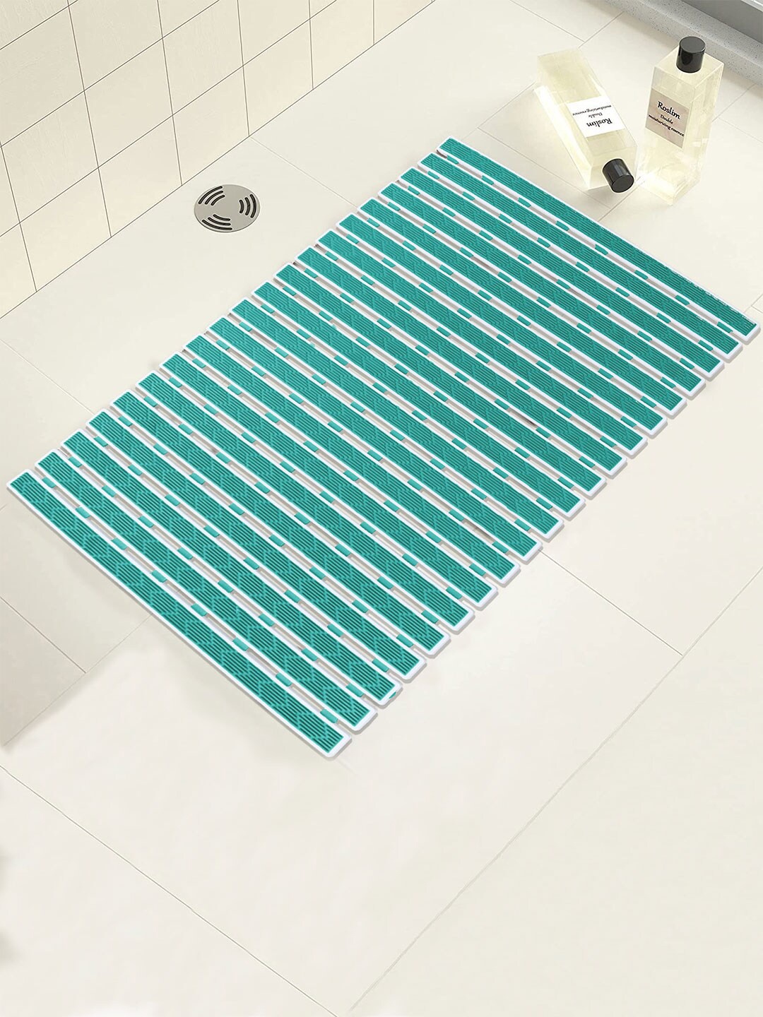 

LUXEHOME INTERNATIONAL Green 120 GSM Textured Non-Skid Bath Rugs