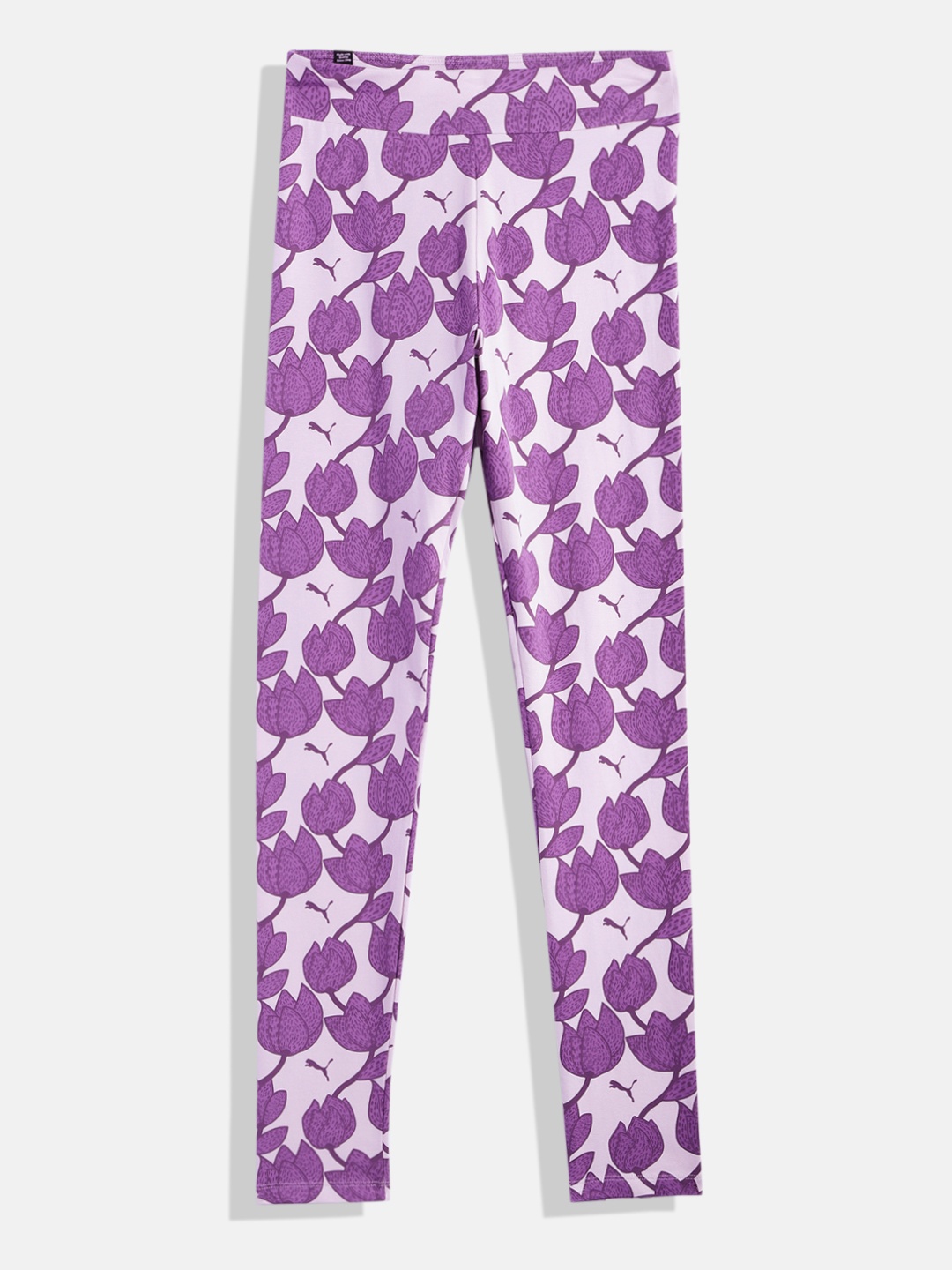 

Puma Girls ESS+ Blossom Floral Printed Leggings, Purple