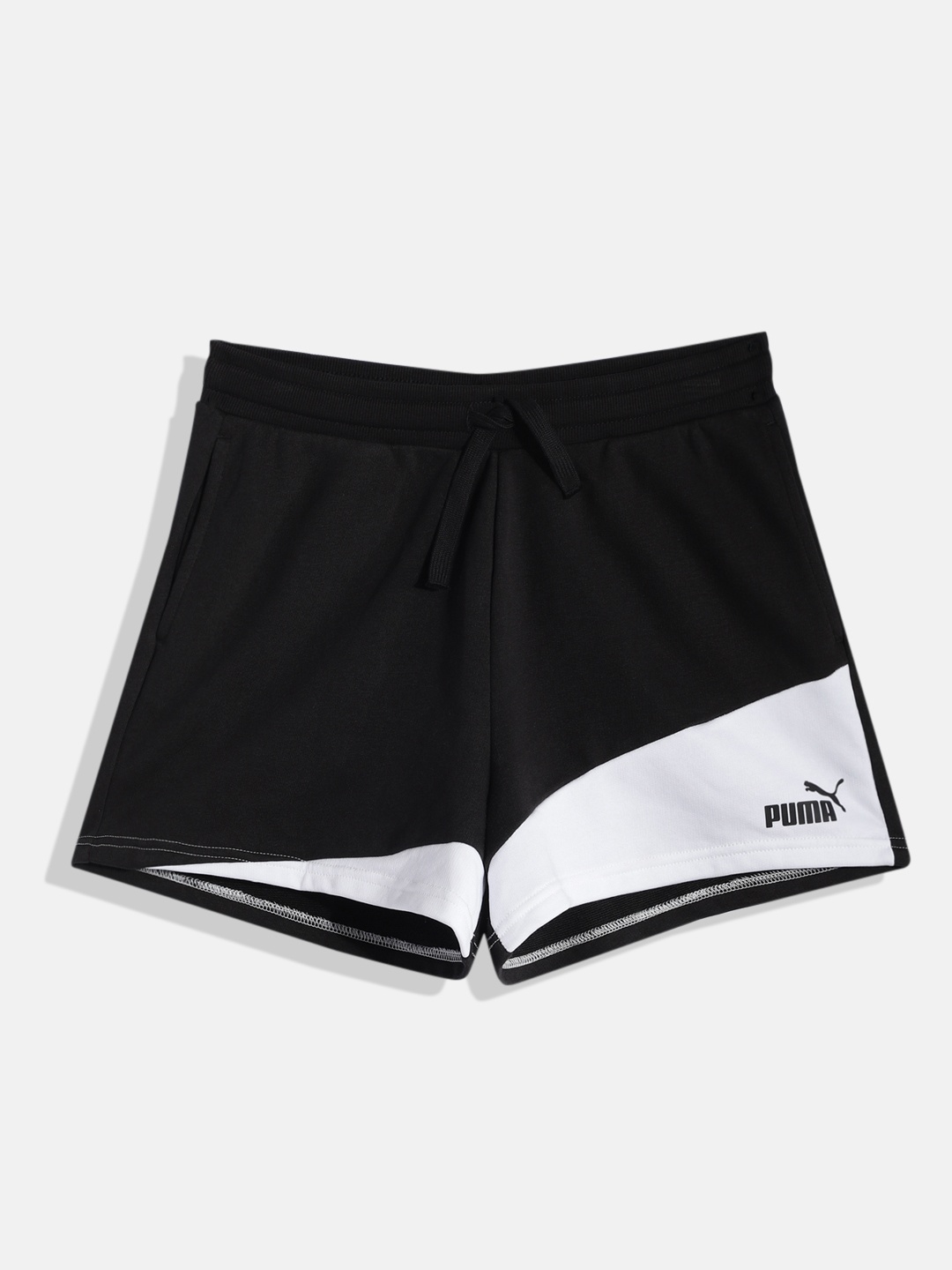 

Puma Girls Colourblocked Youth Shorts, Black