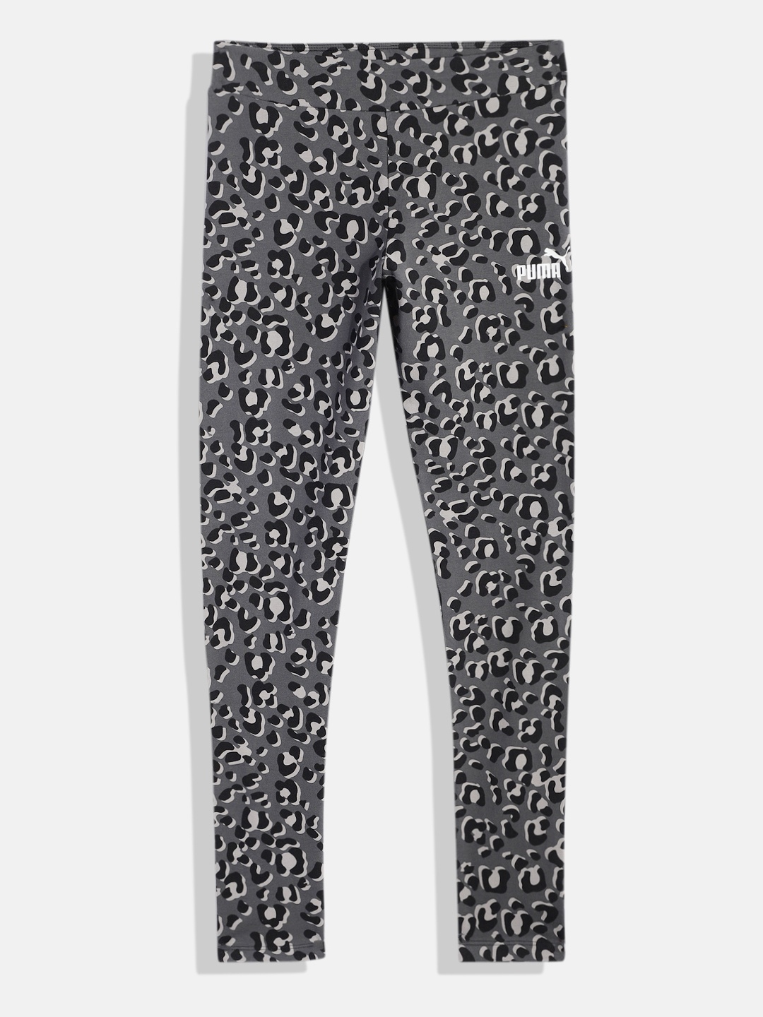 

Puma Girls ESS+ Animal Printed Leggings, Charcoal