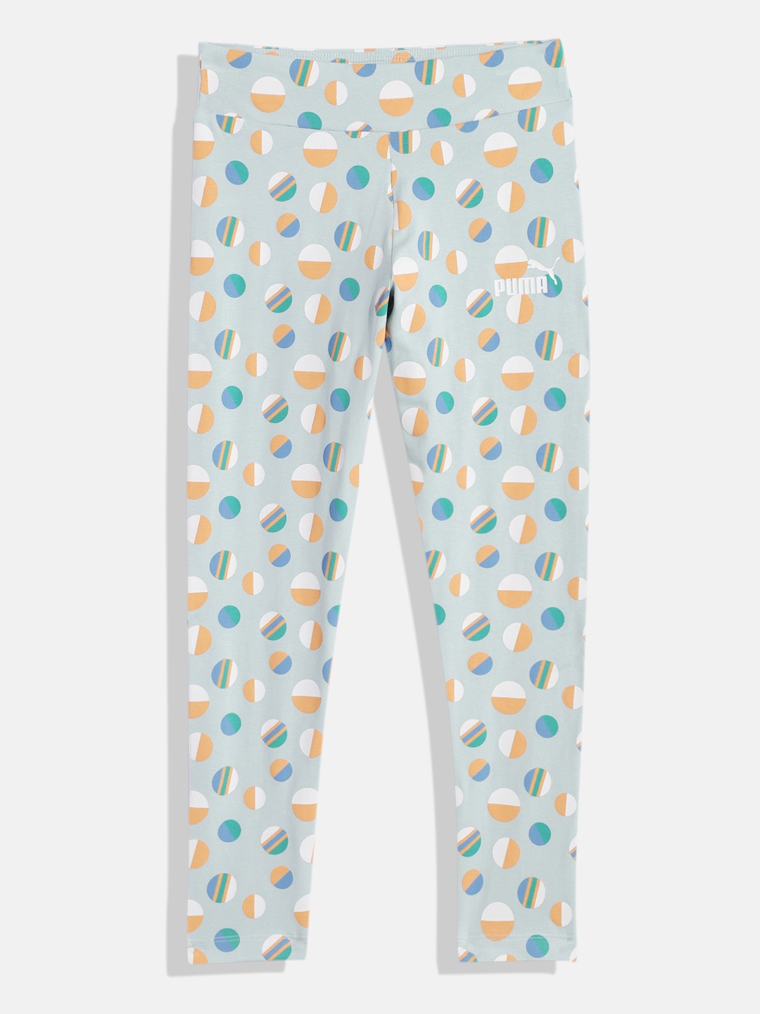 

Puma Girls Printed SUMMER CAMP Leggings, Blue
