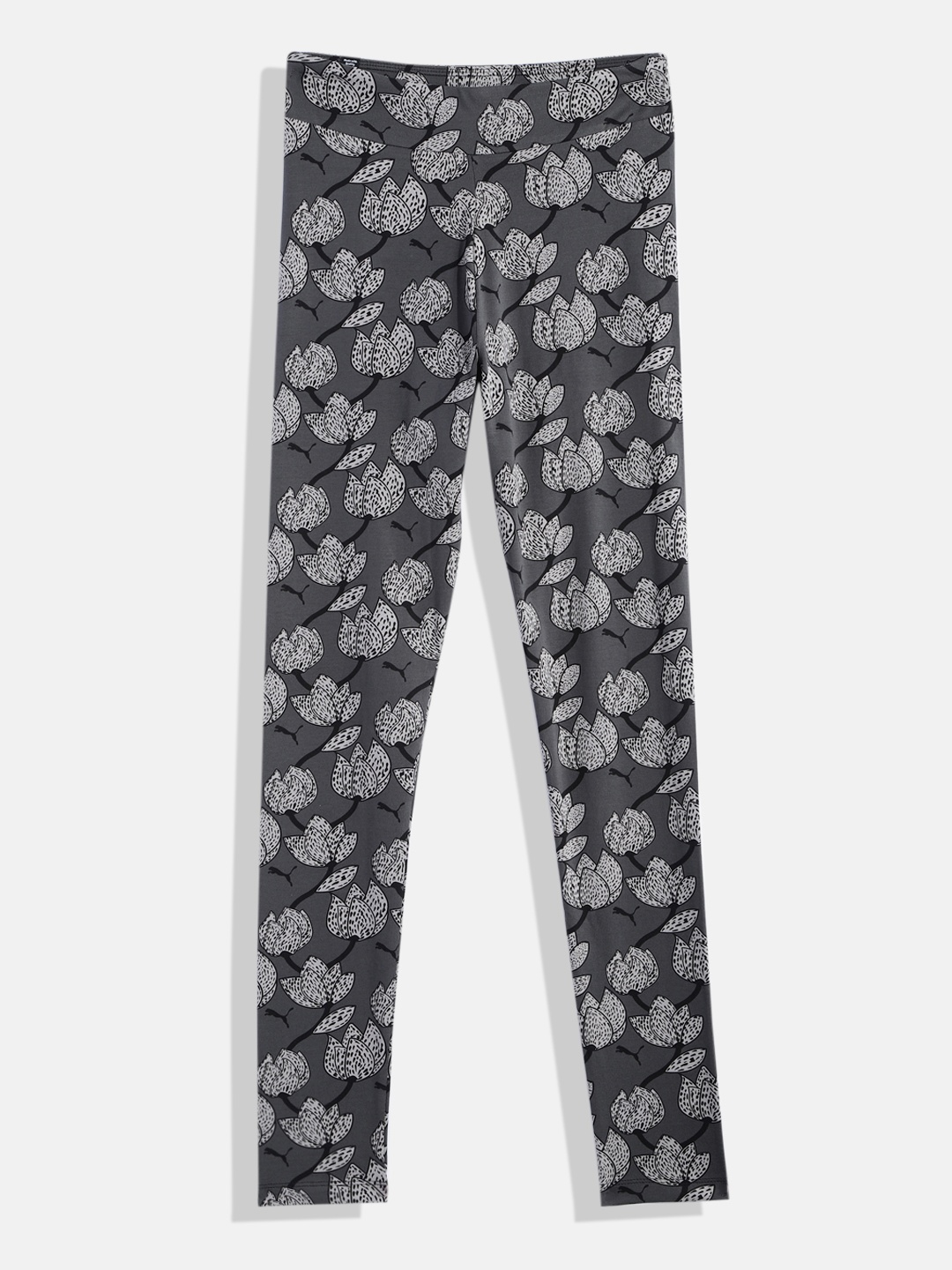 

Puma Girls ESS+ Blossom Floral Printed Leggings, Charcoal