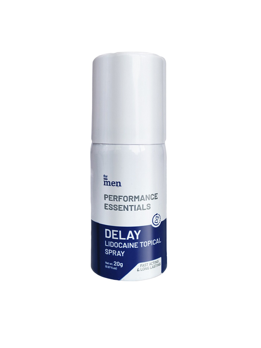 

ForMen Delay Performance Essentials Lidocaine Topical Spray - 20g, White