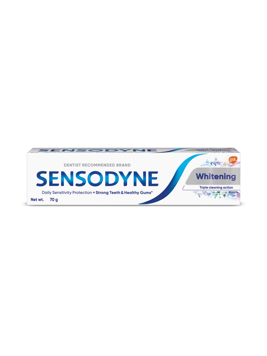 Sensodyne Whitening Toothpaste To Restore Natural Whiteness - 70g, White