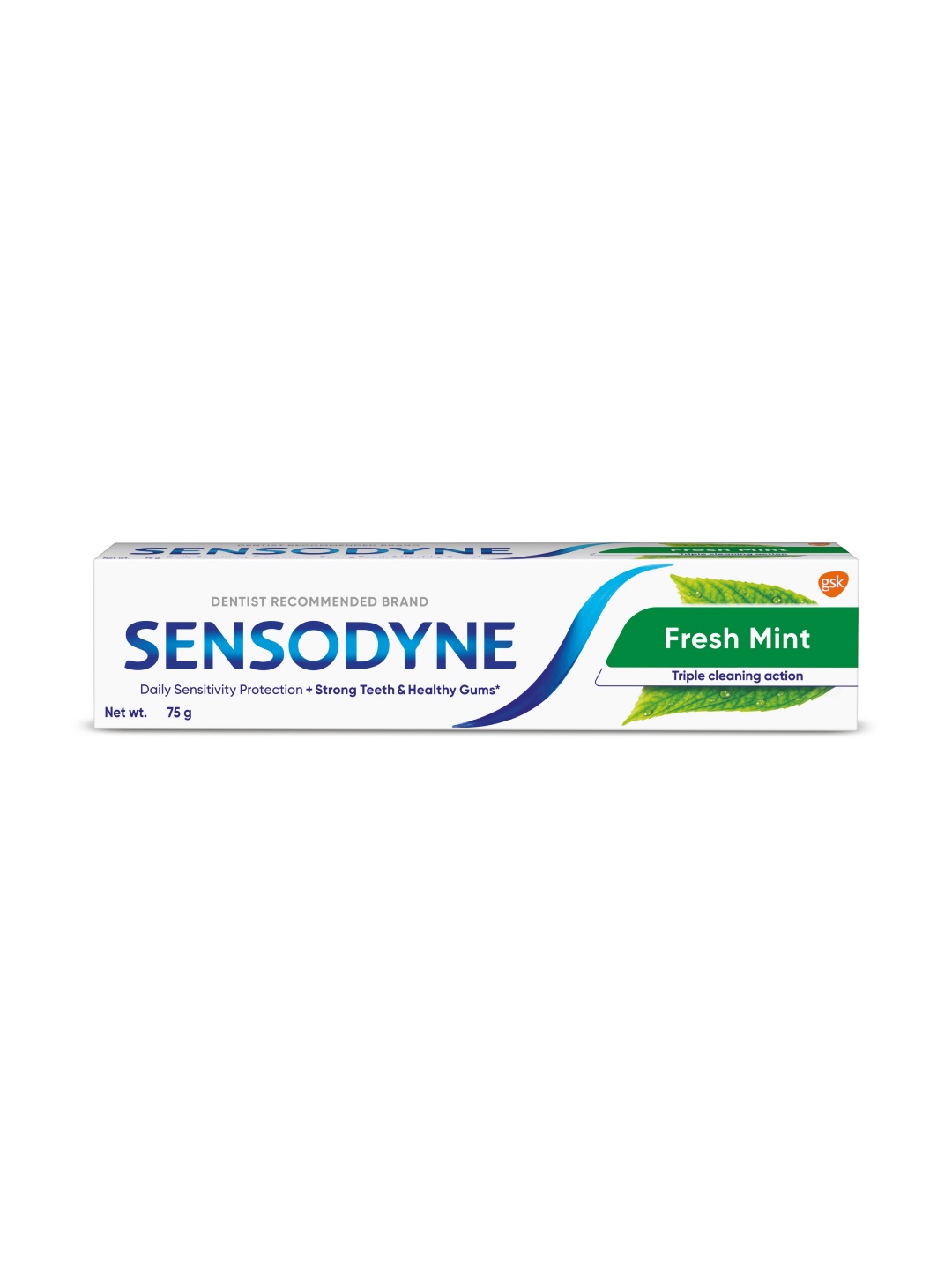 

Sensodyne Fresh Mint Toothpaste For Strong Teeth & Healthy Gums - 75g, White