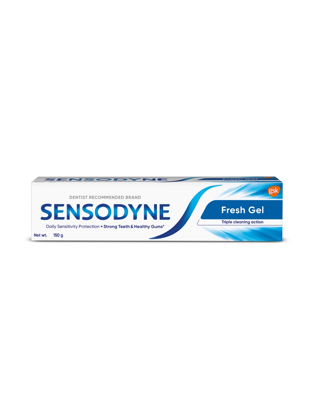 

Sensodyne Fresh Gel Toothpaste For Daily Sensitivity Protection - 150g, White