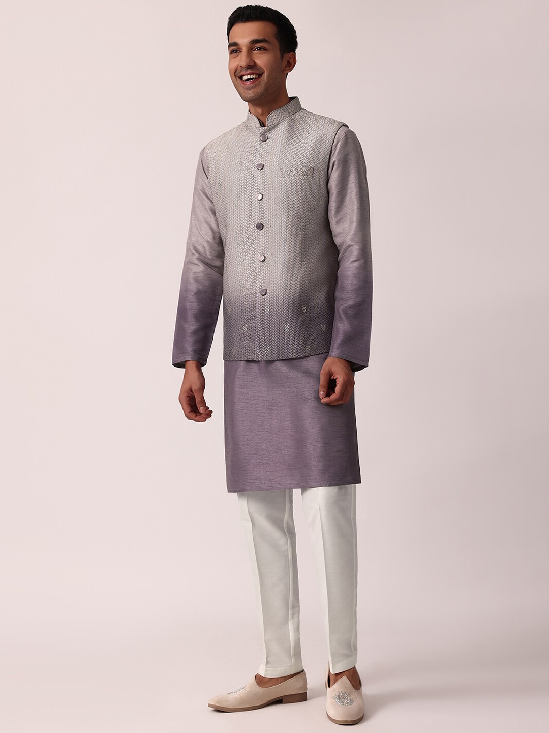

KALKI Fashion Regular Kurta with Pyjamas, Purple