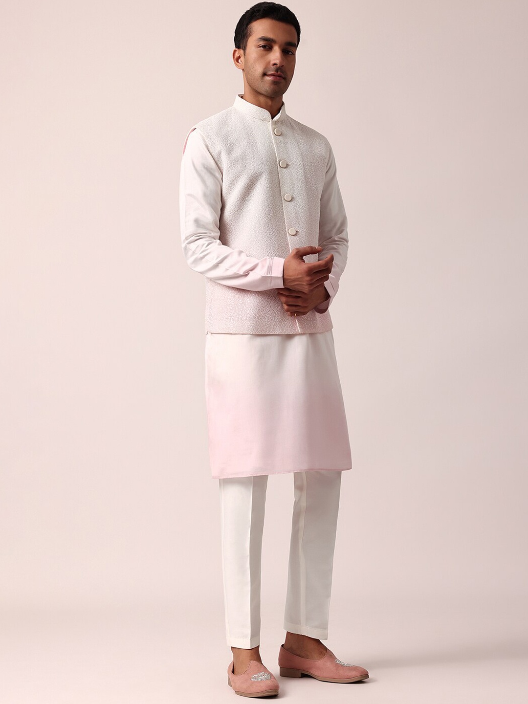 

KALKI Fashion Regular Kurta with Pyjamas, Pink